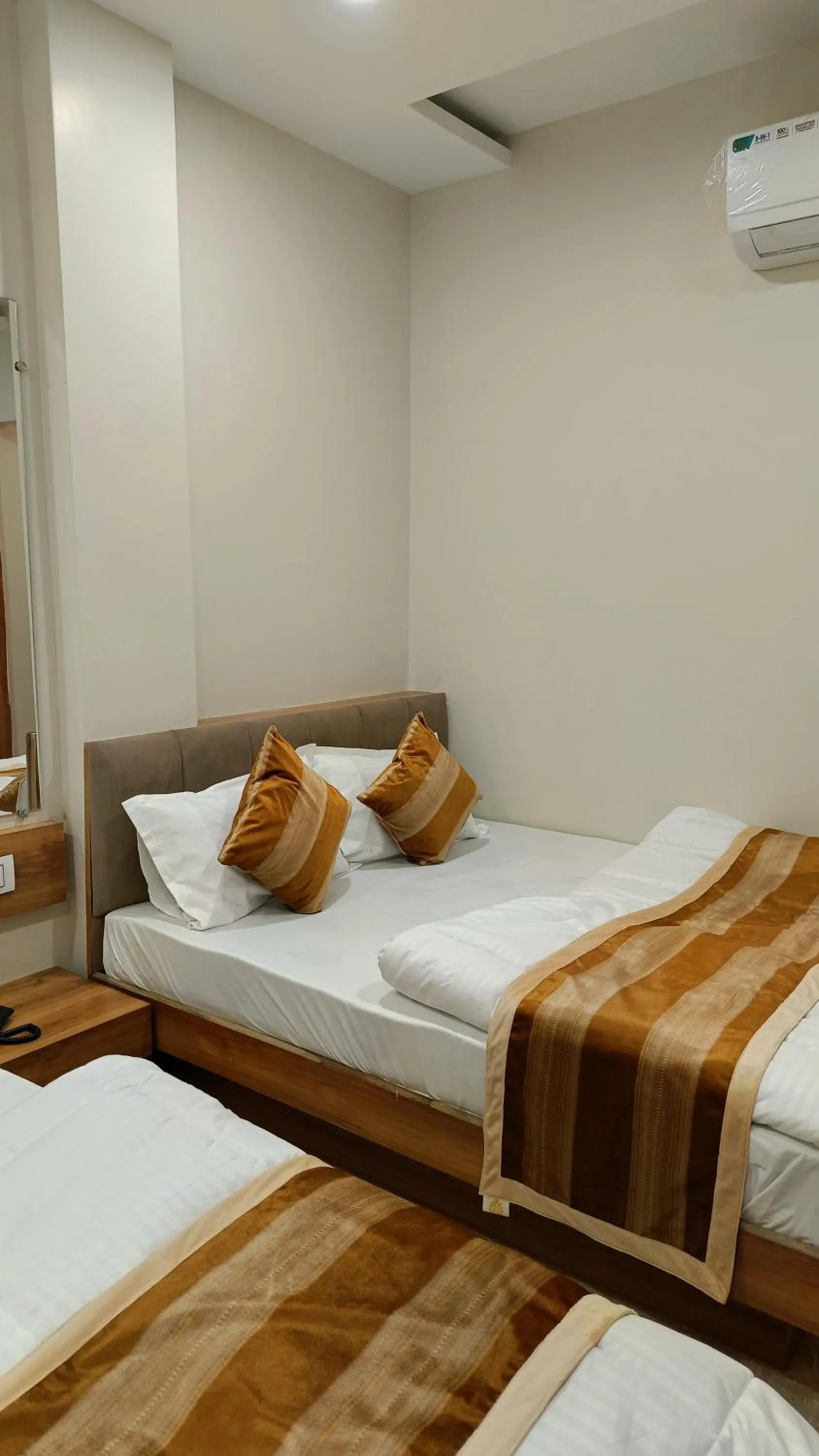 Bed in ShyamRaj Hotel