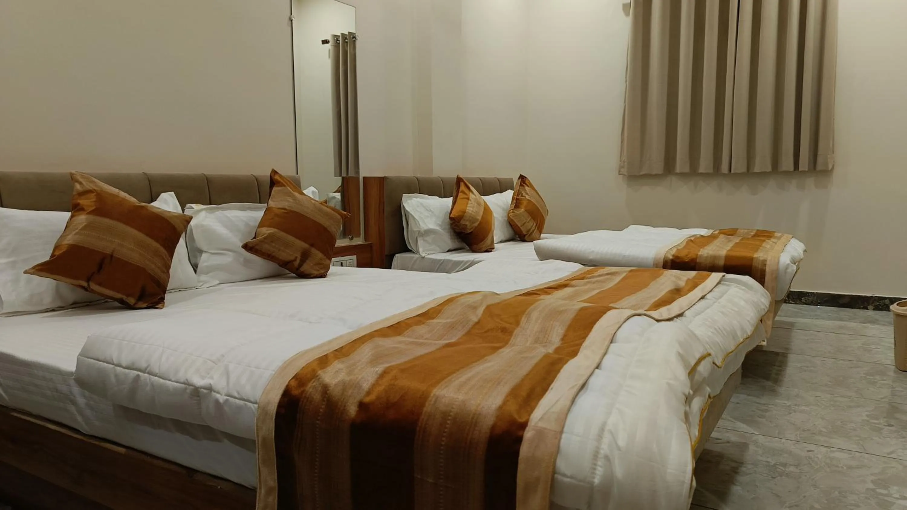 Bed in ShyamRaj Hotel