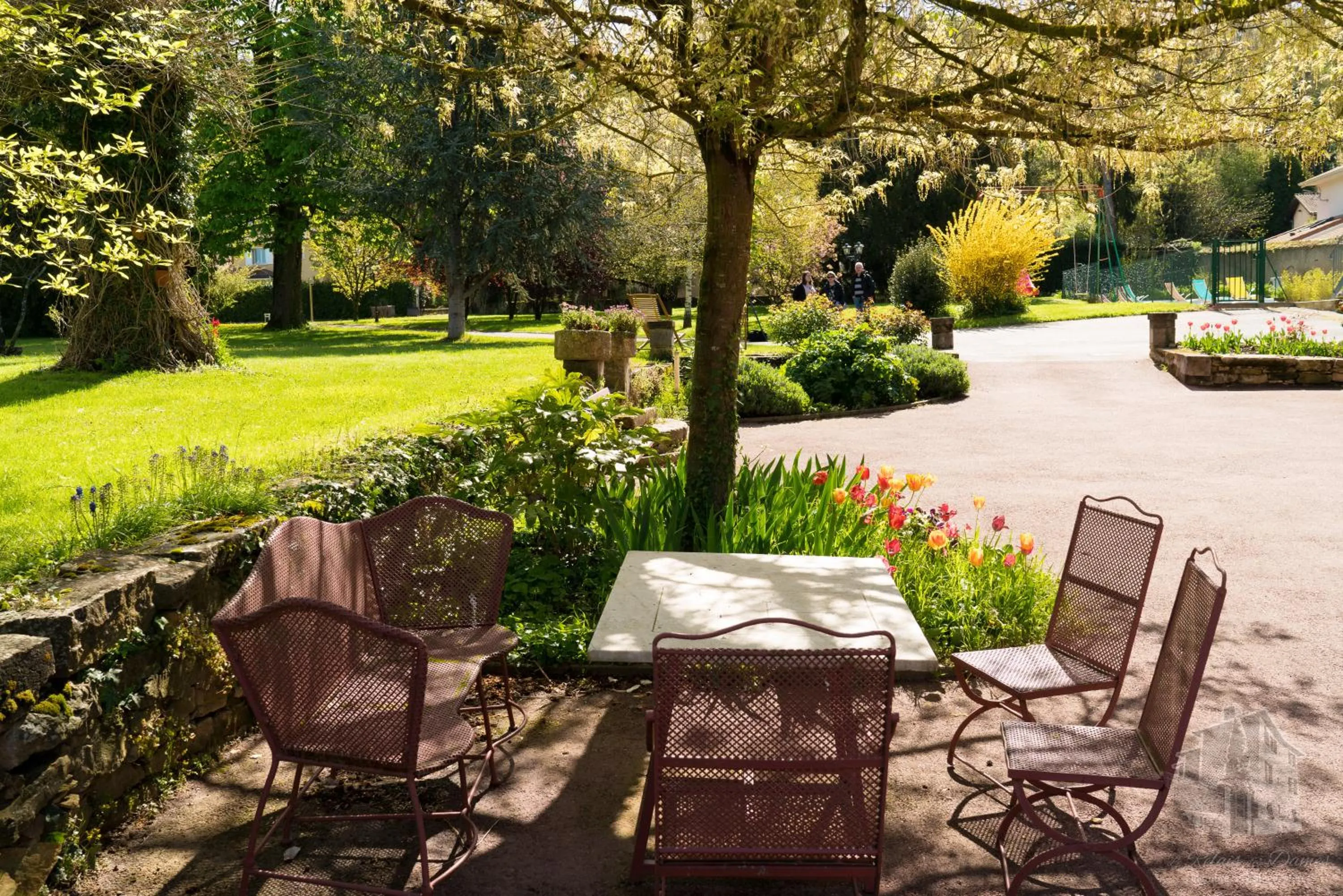 Patio in Le Relais Des Dames