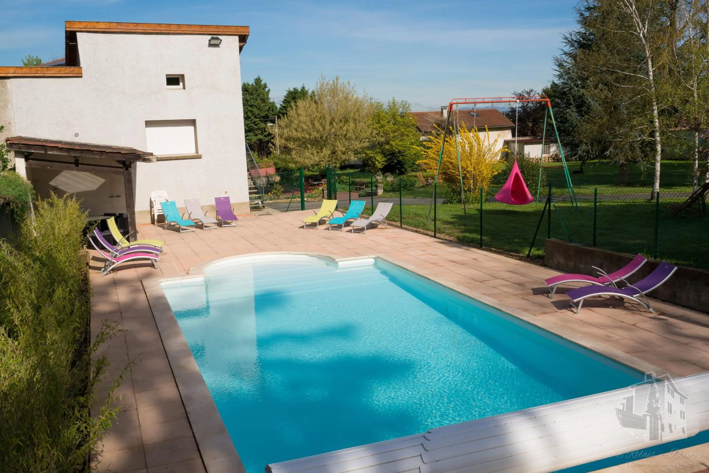 Swimming pool in Le Relais Des Dames