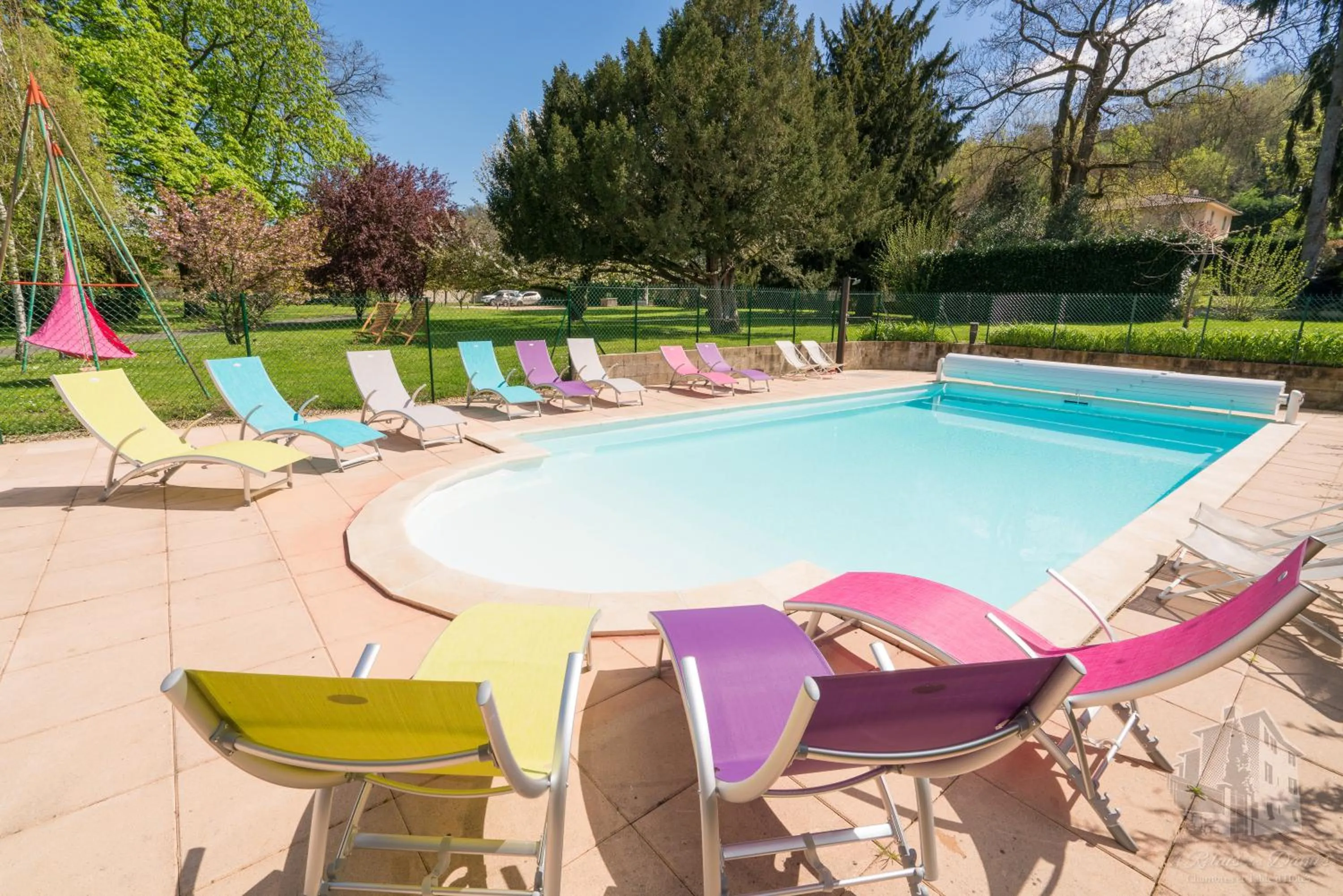 Swimming pool in Le Relais Des Dames