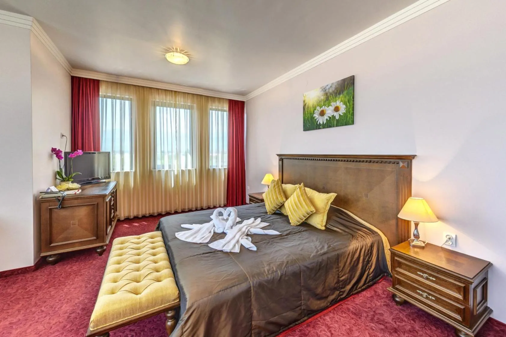 Bed in Hotel Chiirite