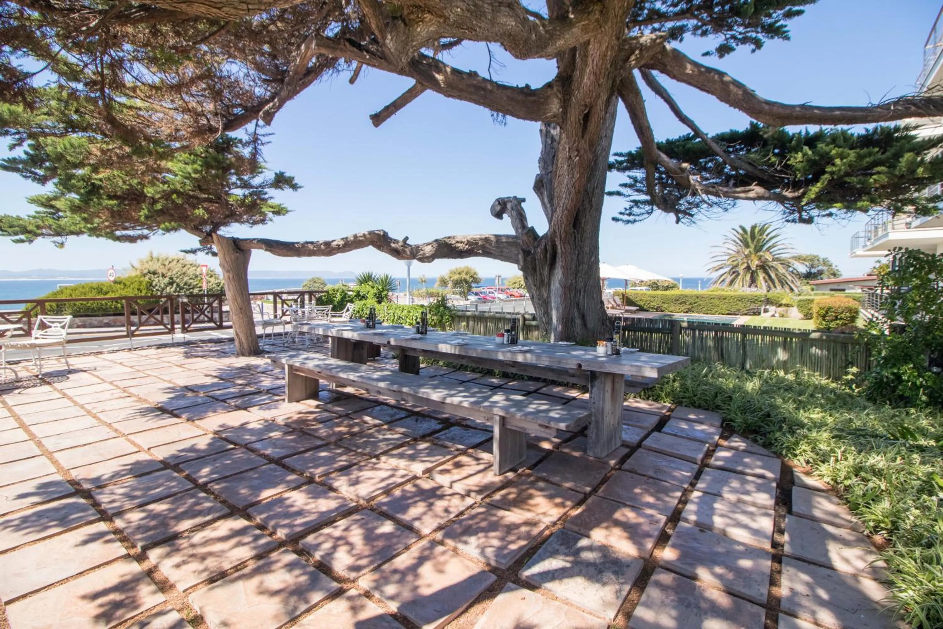 Patio in Harbour House Hotel