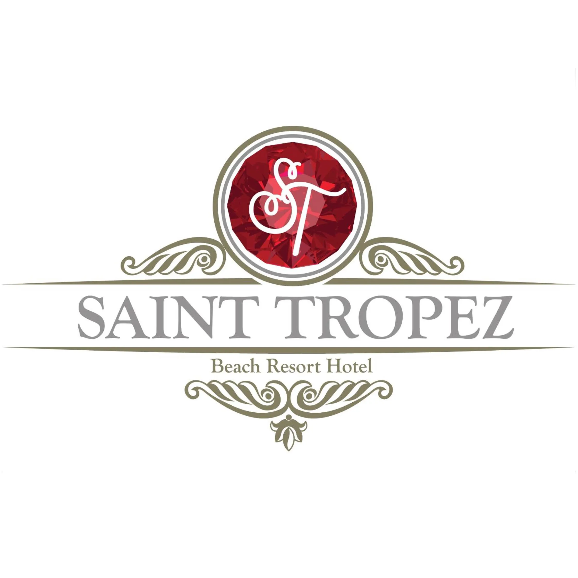 Property logo or sign in Saint Tropez Beach Hotel