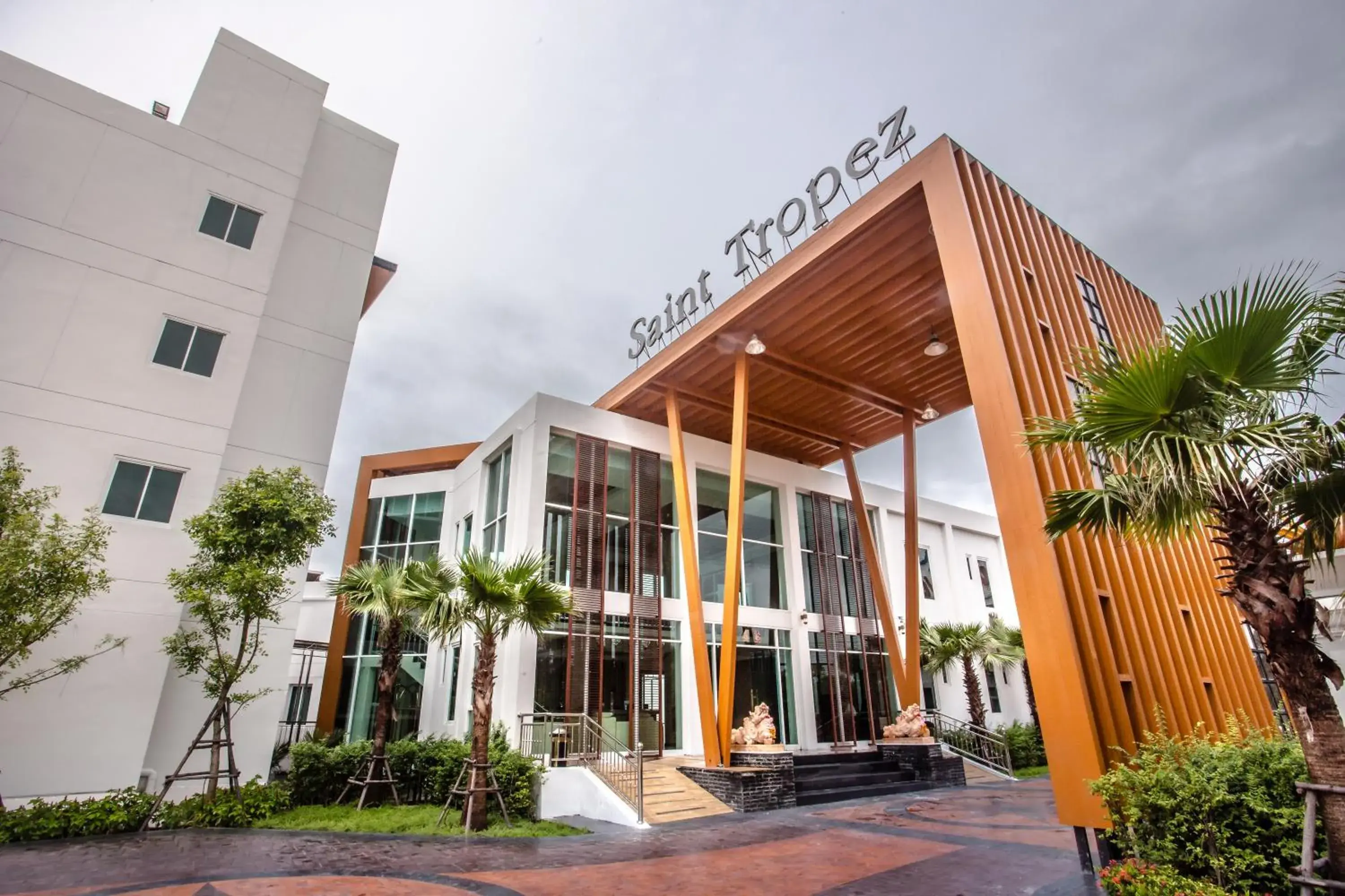 Facade/entrance in Saint Tropez Beach Hotel Facade/entrance in Saint Tropez Beach Hotel