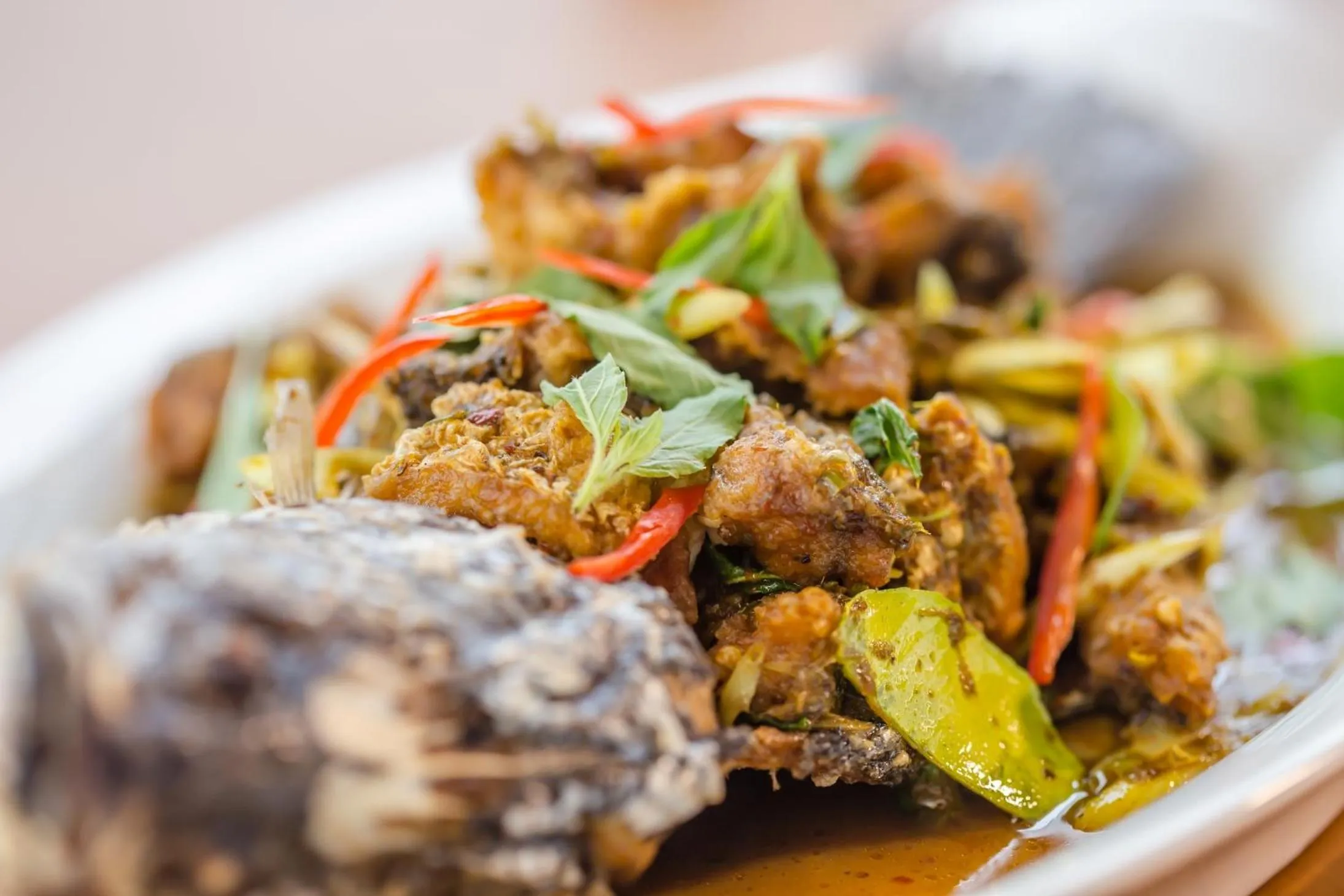 Food close-up in Saint Tropez Beach Hotel