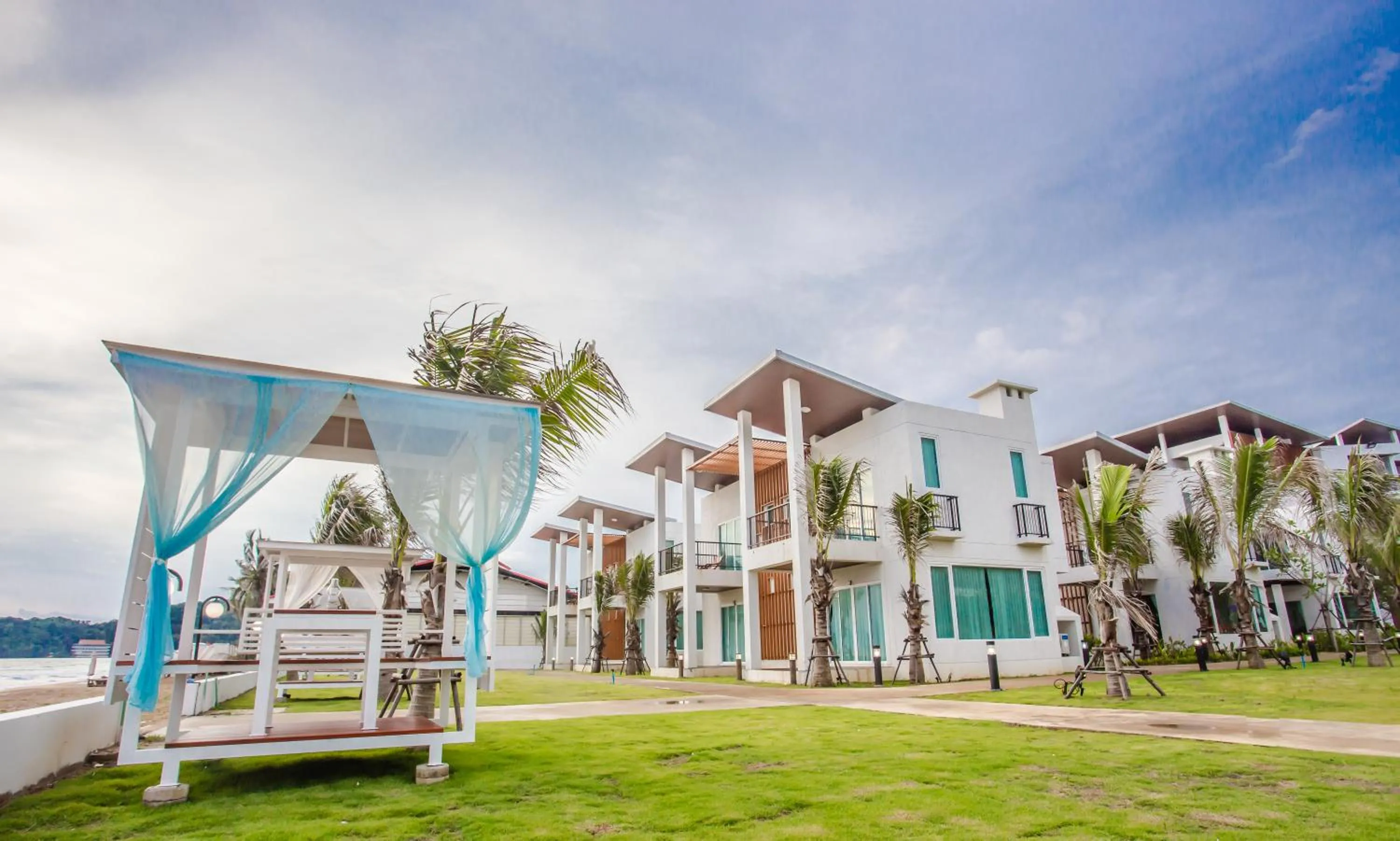 Patio in Saint Tropez Beach Hotel