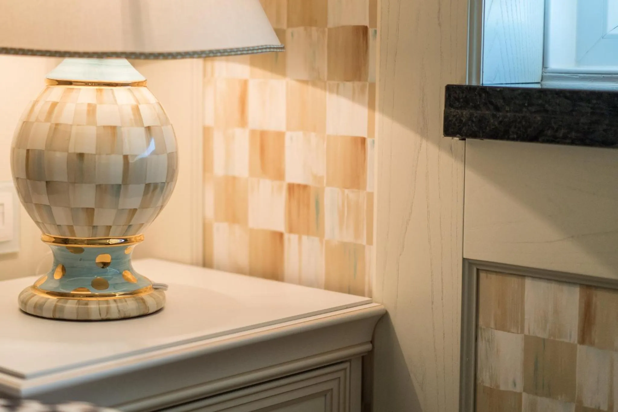 Decorative detail in Diamond Suites by Reykjavik Keflavik Airport