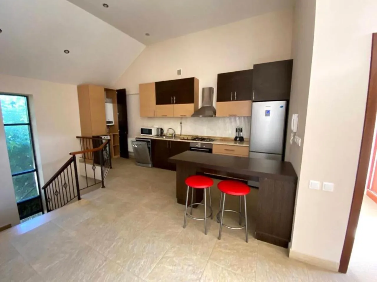 kitchen in Villadzor Apart Hotel