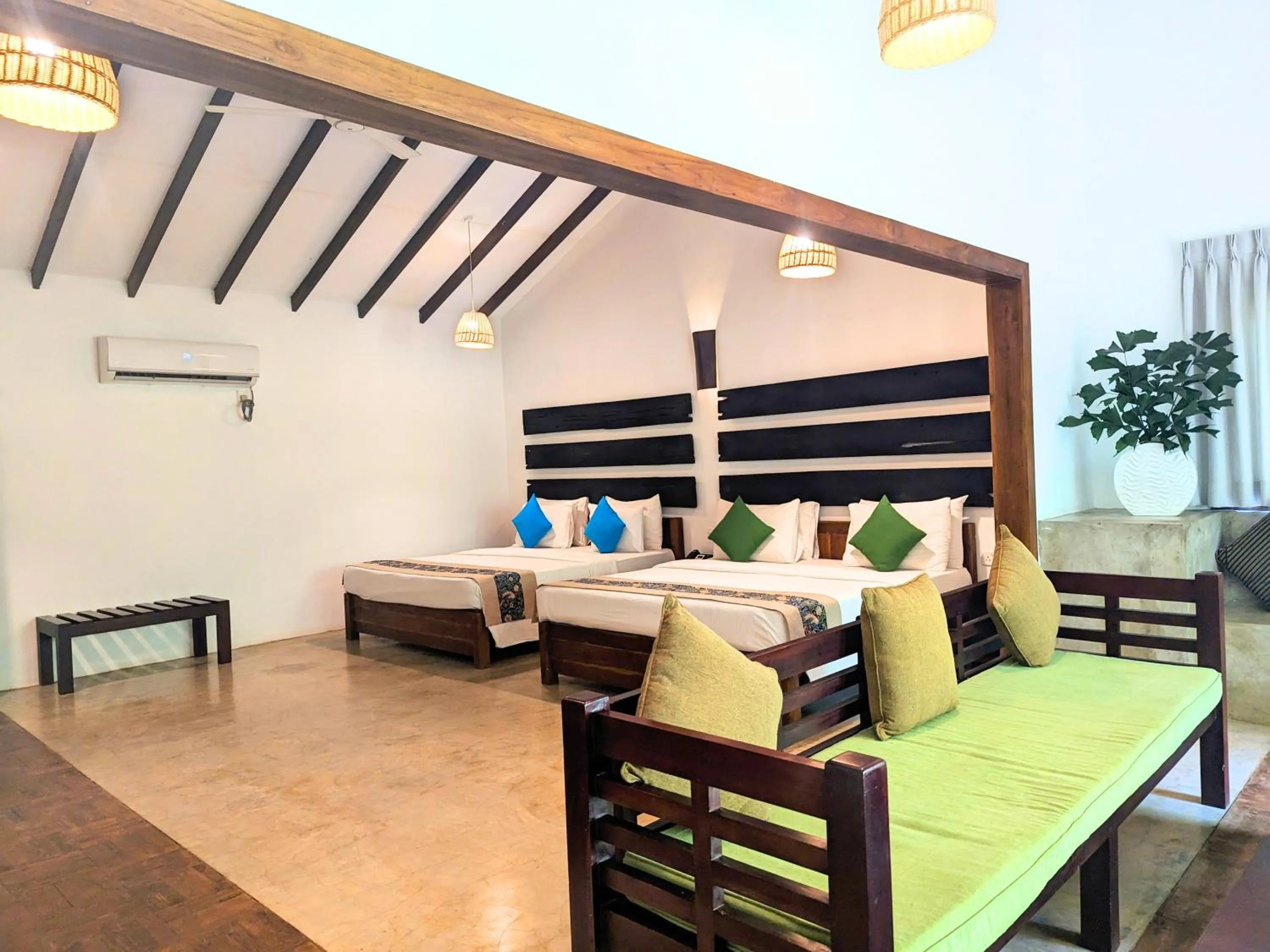 Bedroom in Pinthaliya Resort