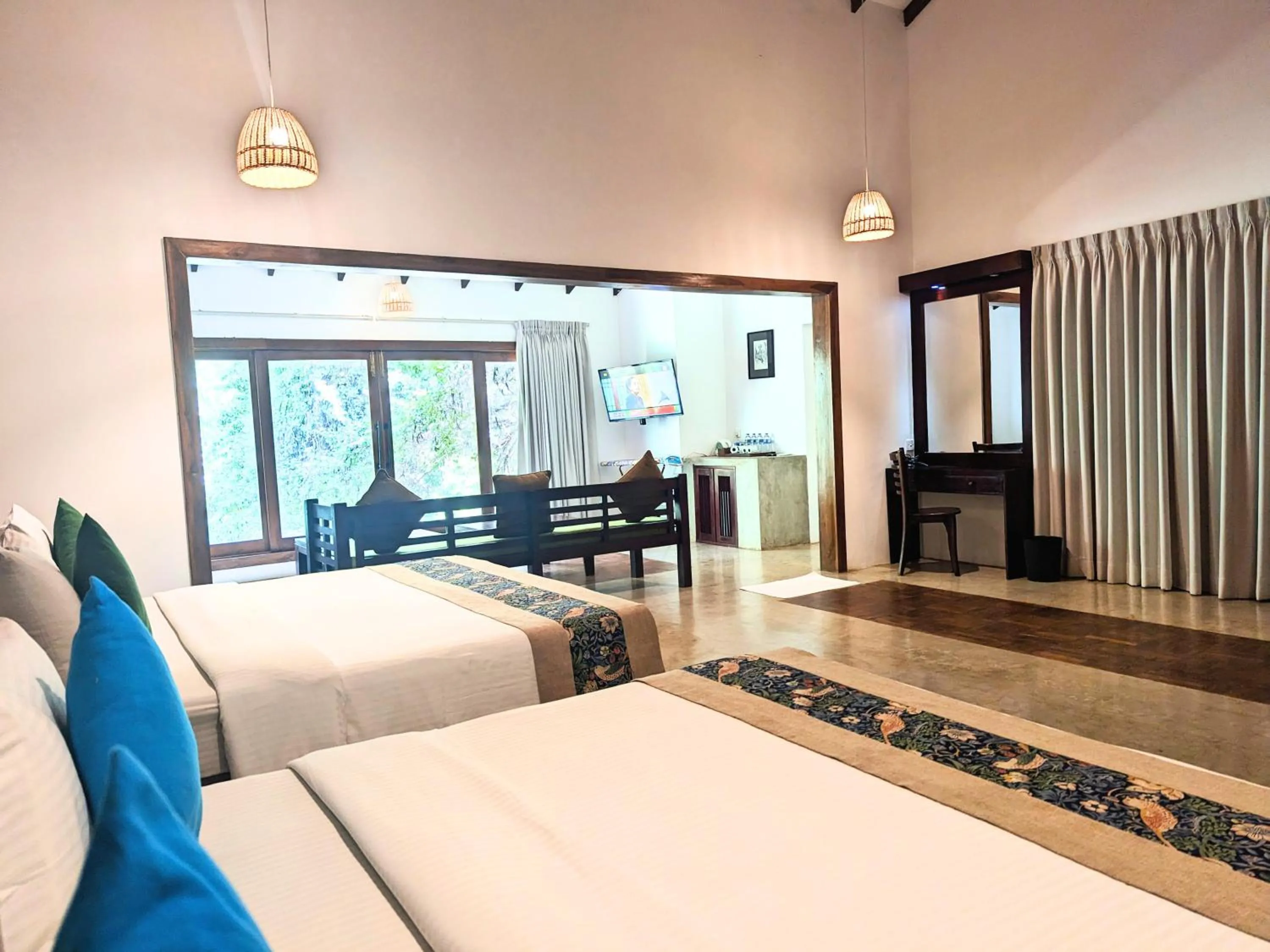 View (from property/room), Bed in Pinthaliya Resort