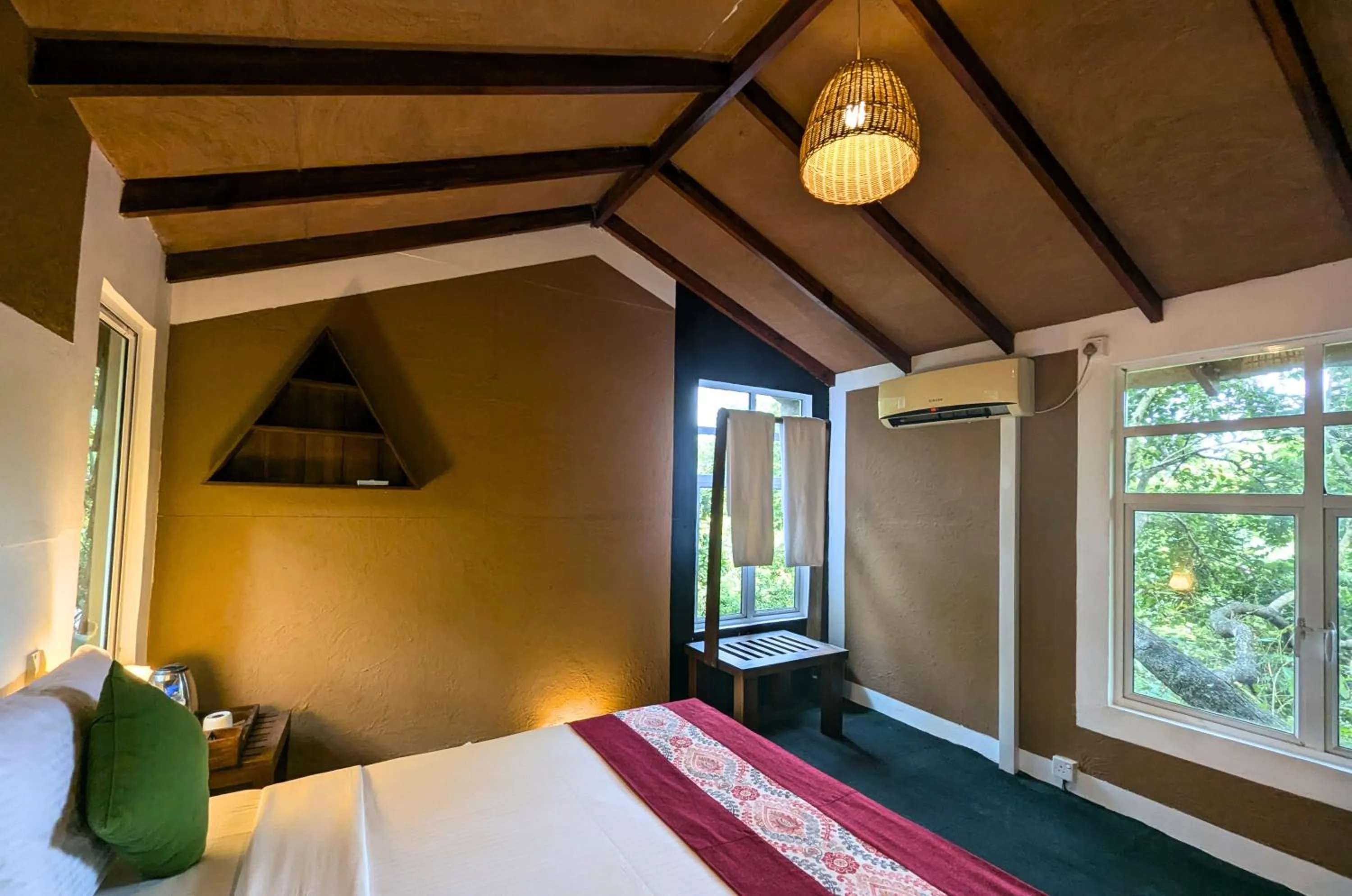 View (from property/room), Bed in Pinthaliya Resort
