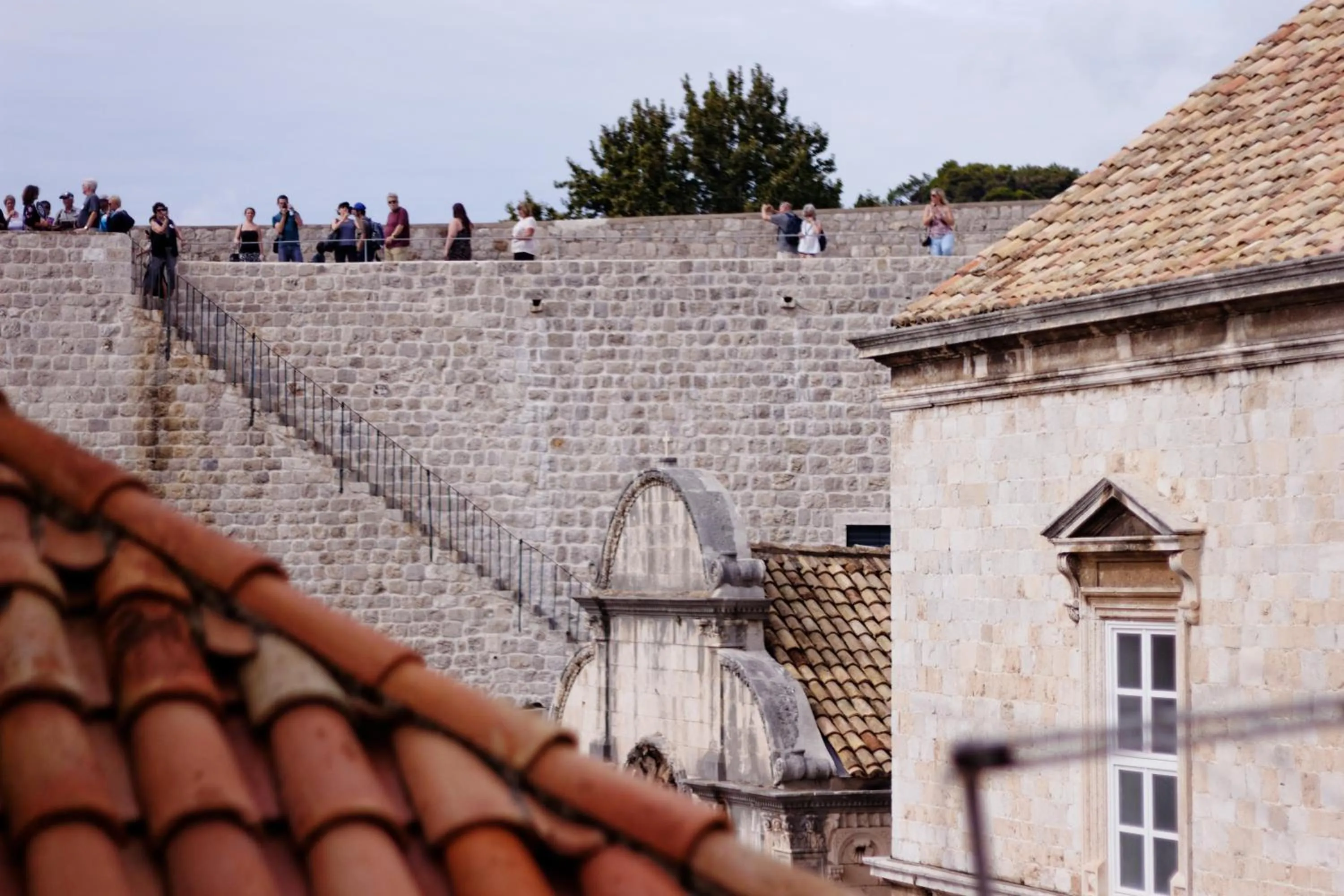 City view in Apartments Eleganca
