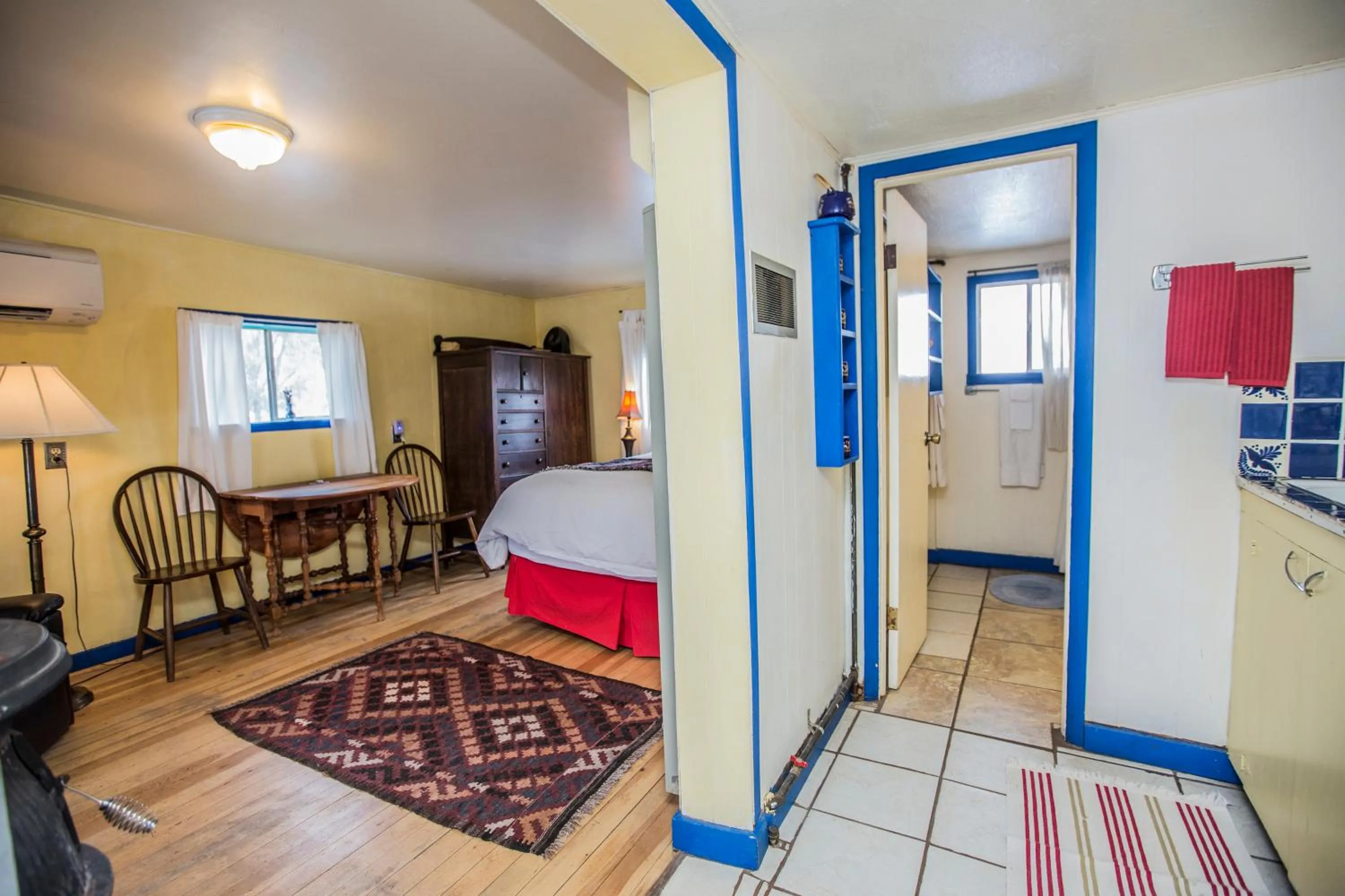 Photo of the whole room, Bed in Taos Goji Farm & Eco-Lodge Retreat