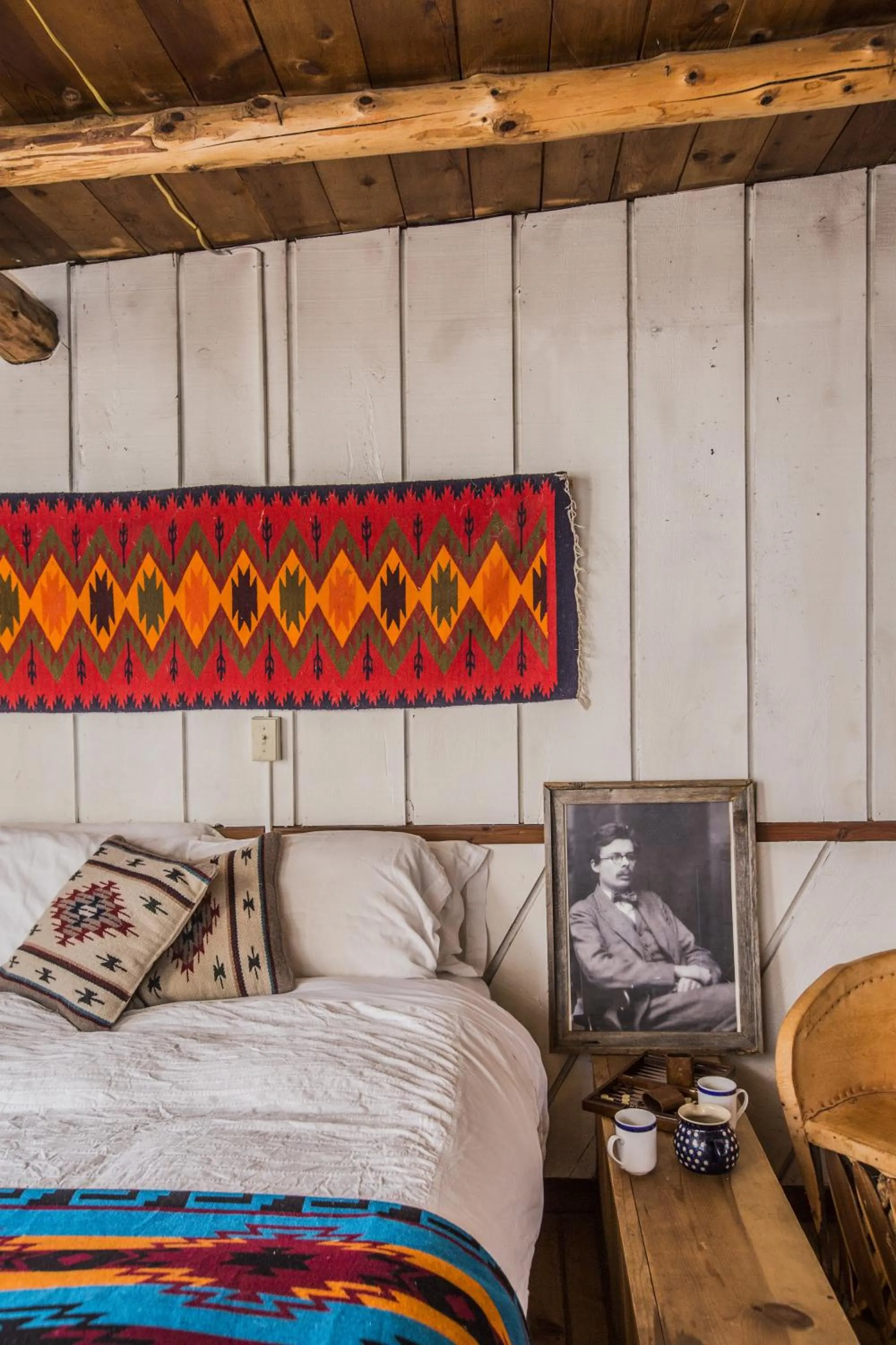 Bed in Taos Goji Farm & Eco-Lodge Retreat