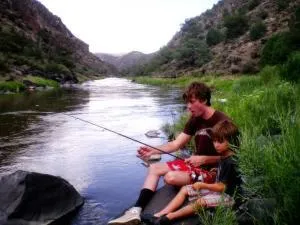 Fishing in Taos Goji Farm & Eco-Lodge Retreat
