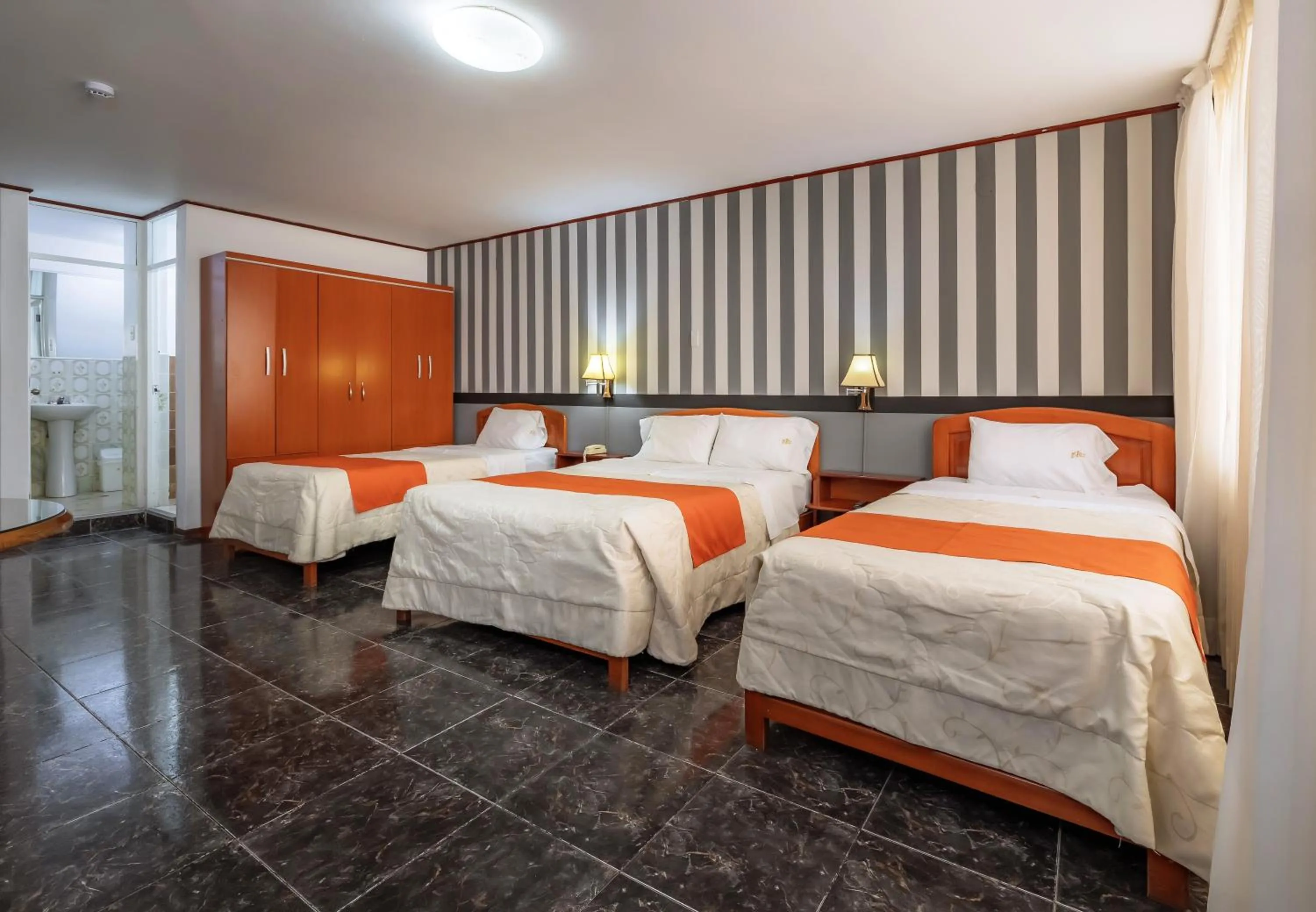 Bed in Recreo Hotel