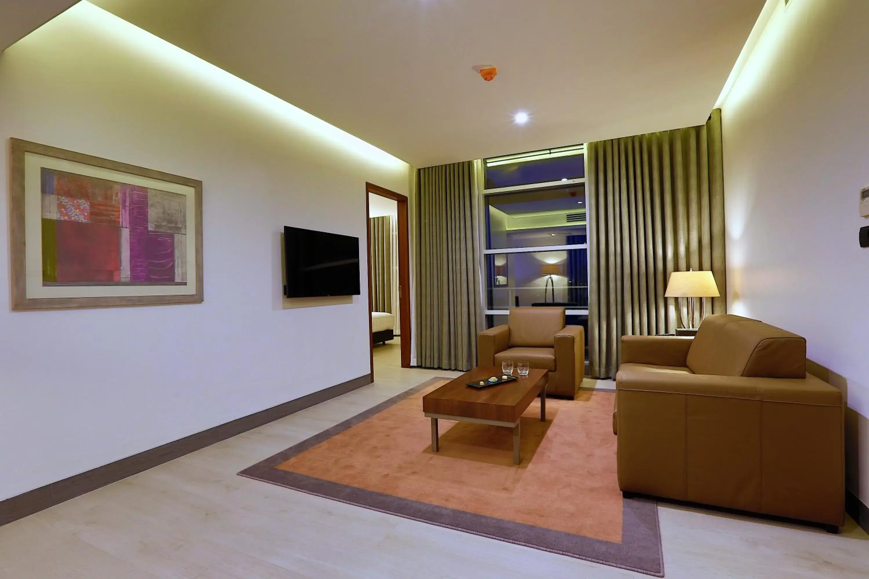 Living room in Space Hotel and Apartments Living room in Space Hotel and Apartments