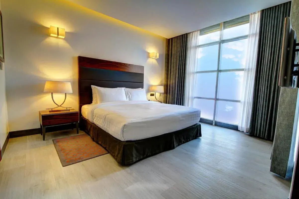 Bedroom, Bed in Space Hotel and Apartments Bedroom, Bed in Space Hotel and Apartments