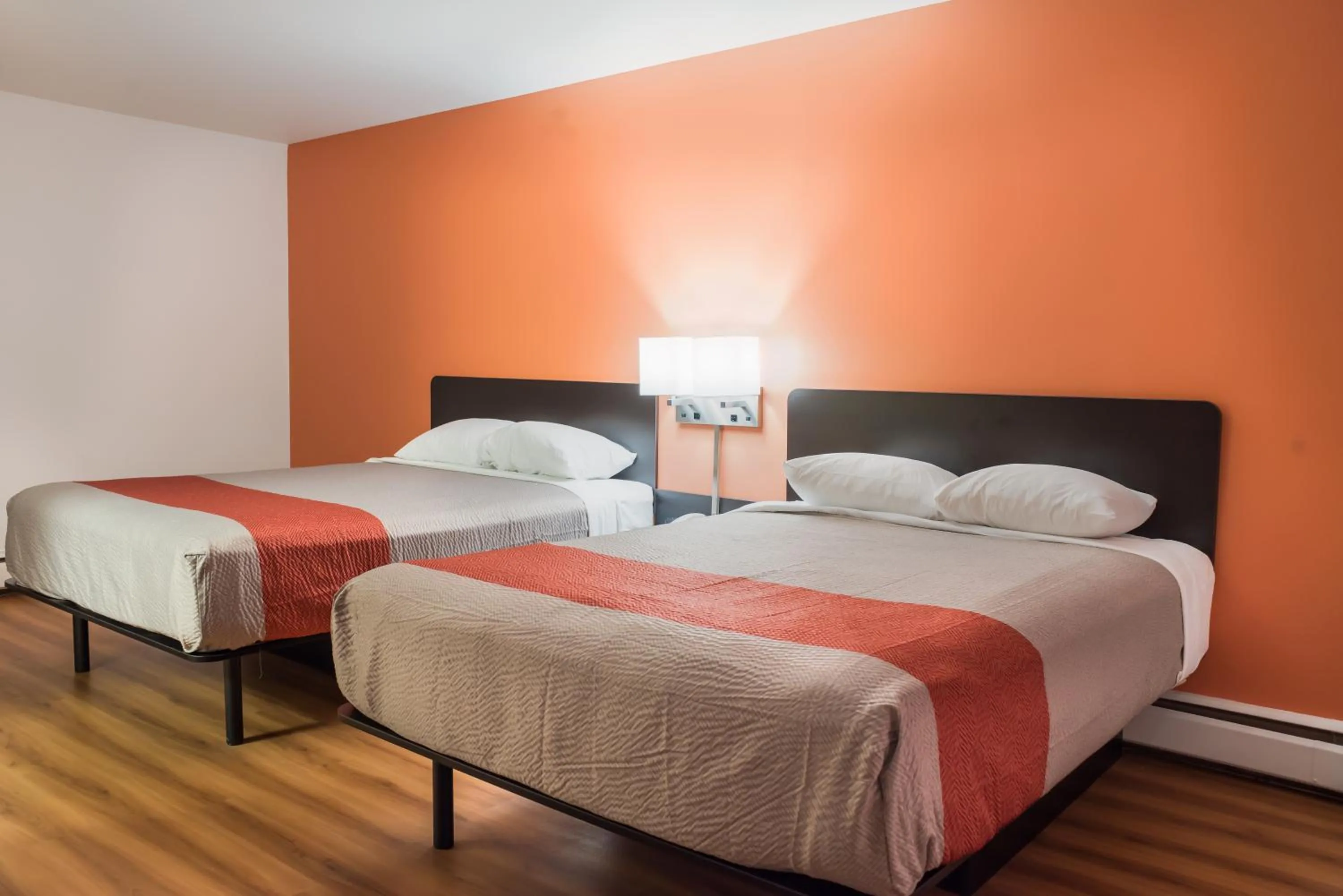 Bed in Motel 6-Fort St. John, BC