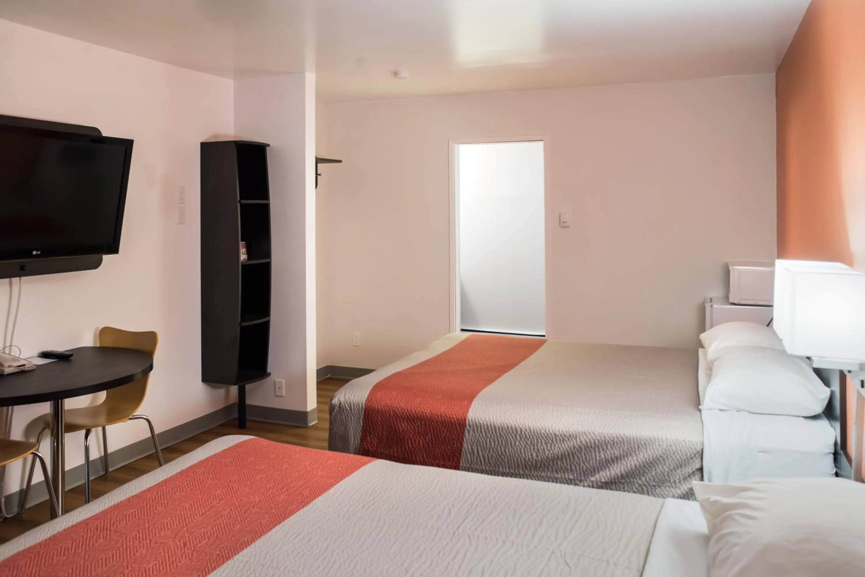 Bed in Motel 6-Fort St. John, BC