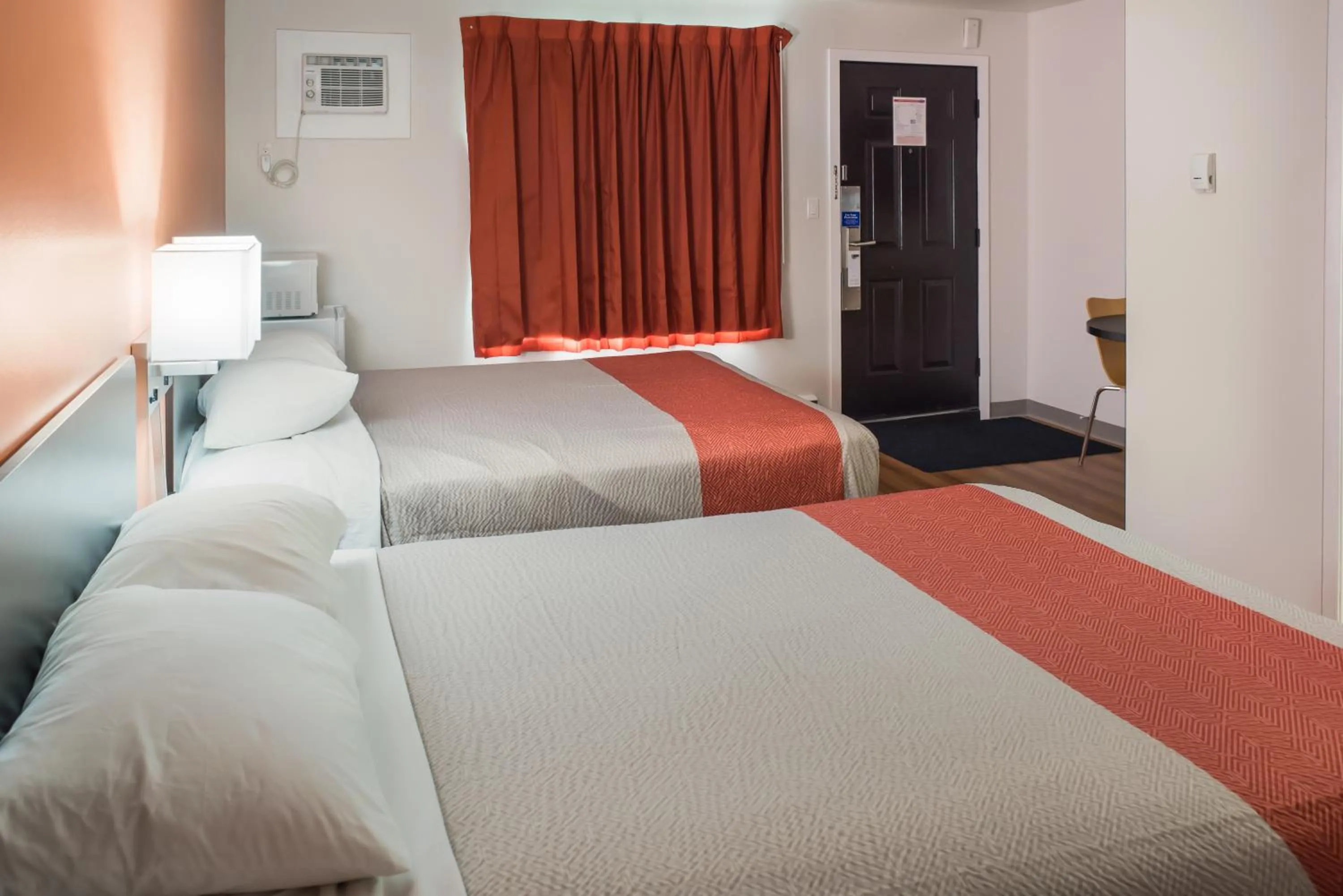 Bed in Motel 6-Fort St. John, BC