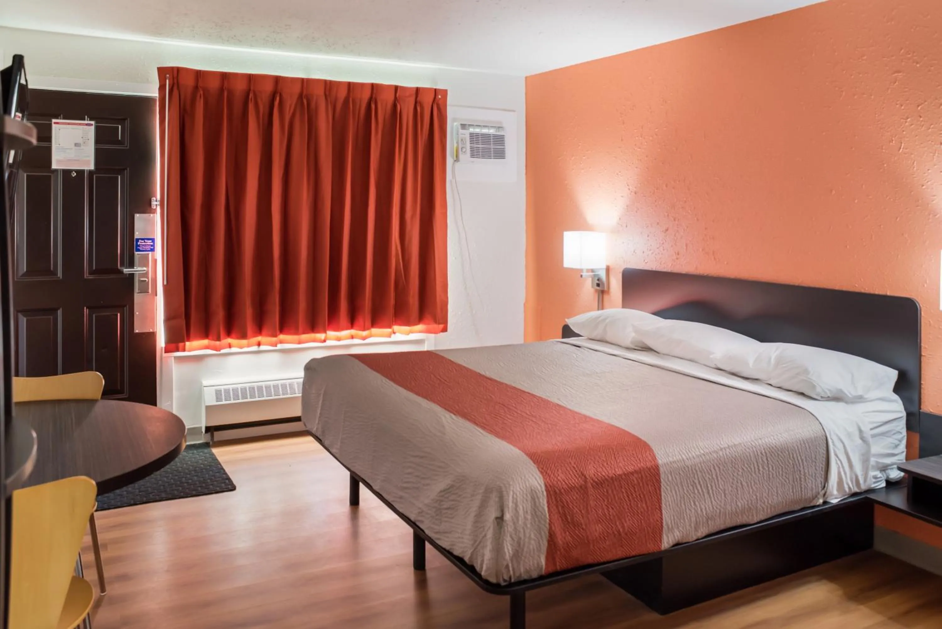 Bed in Motel 6-Fort St. John, BC