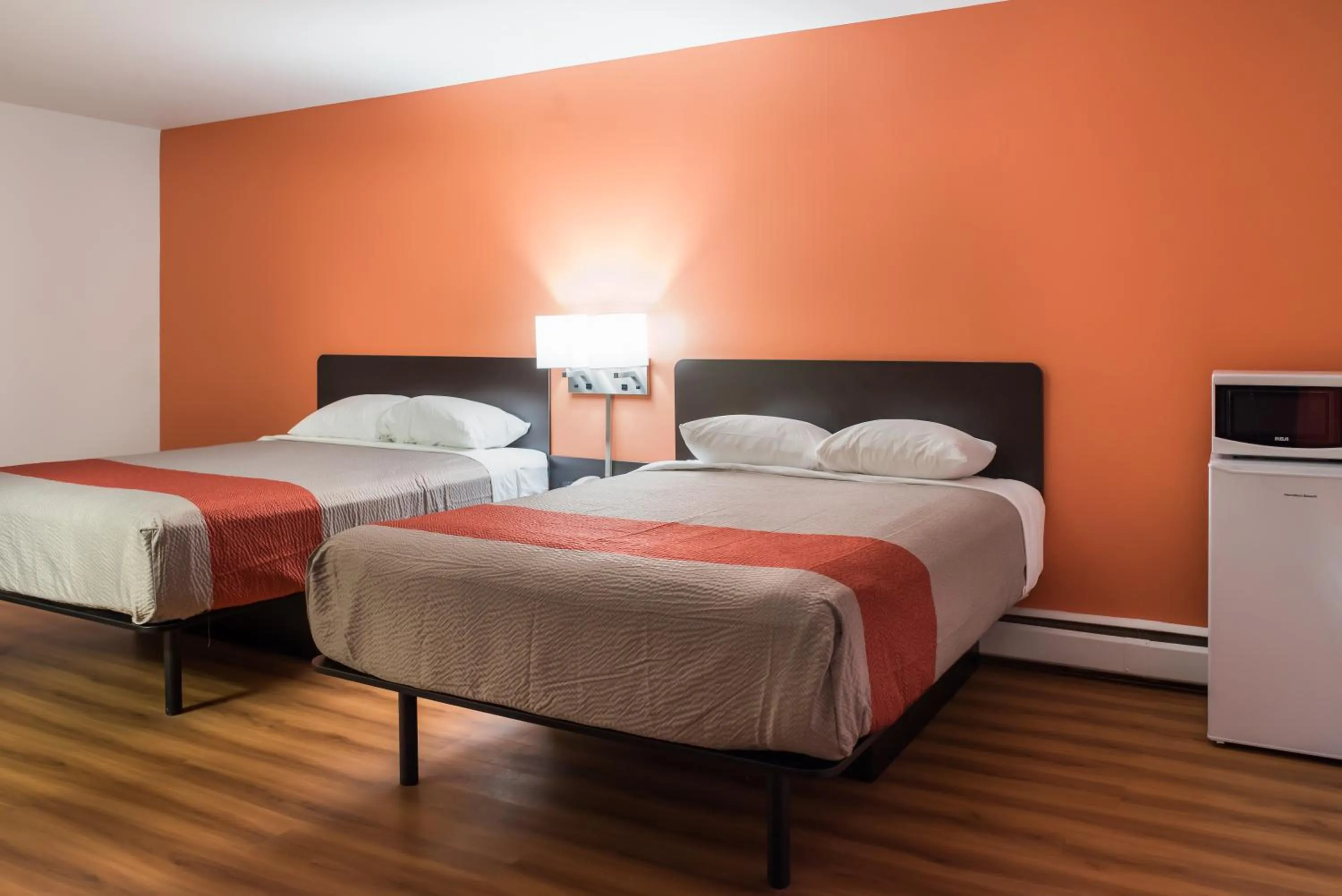 Bed in Motel 6-Fort St. John, BC