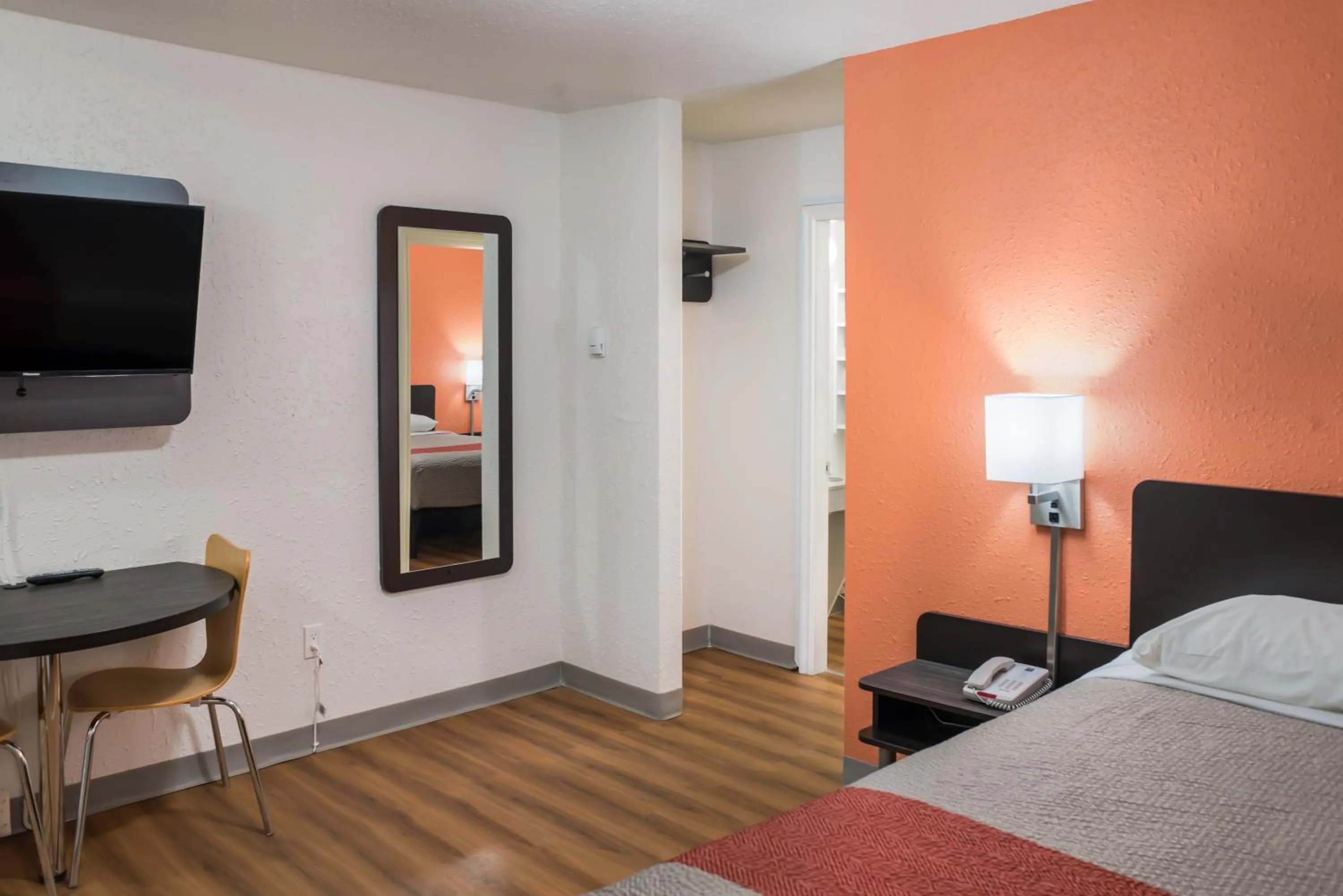 Bed in Motel 6-Fort St. John, BC