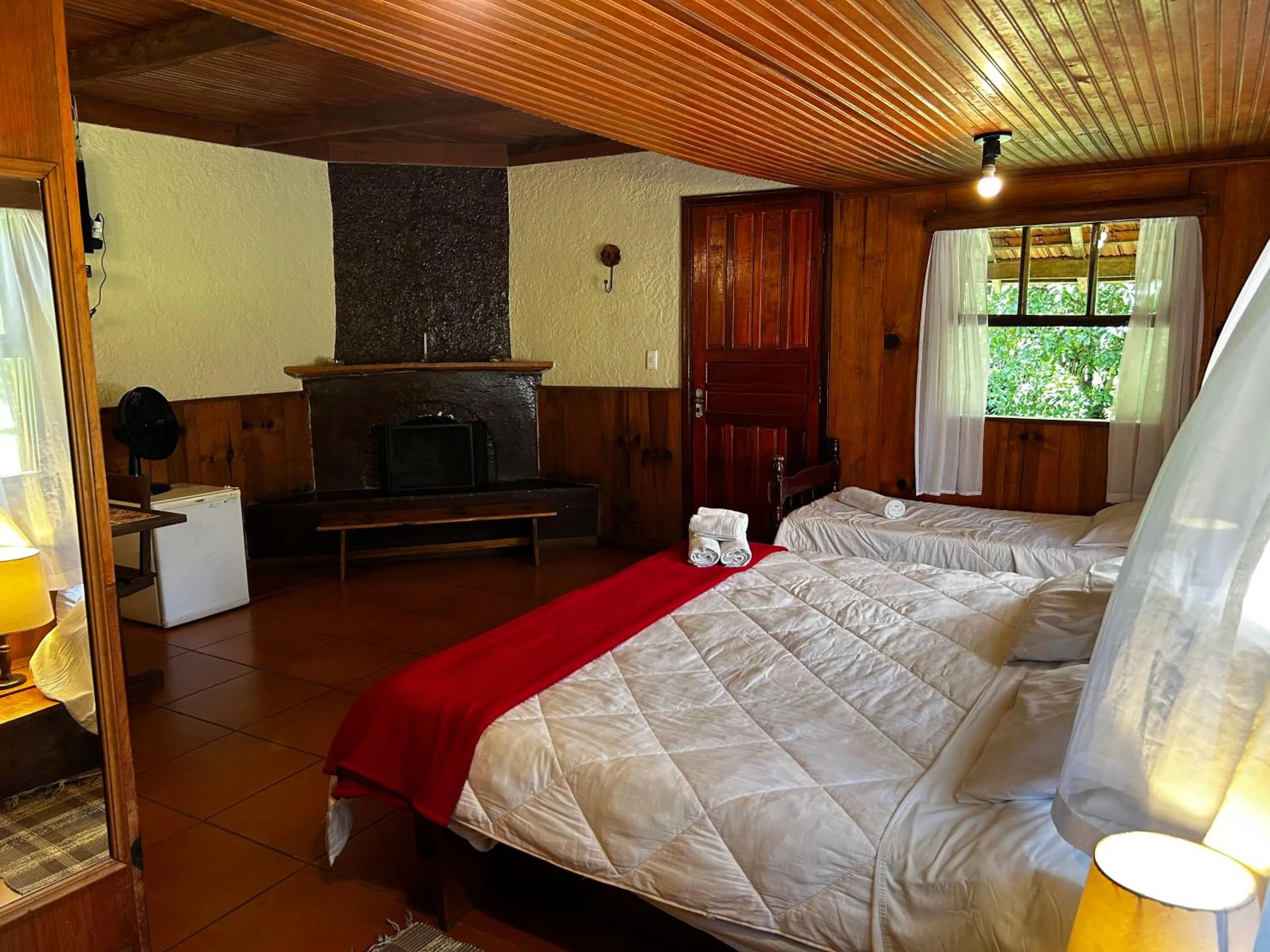 Bed in Hotel Refazenda