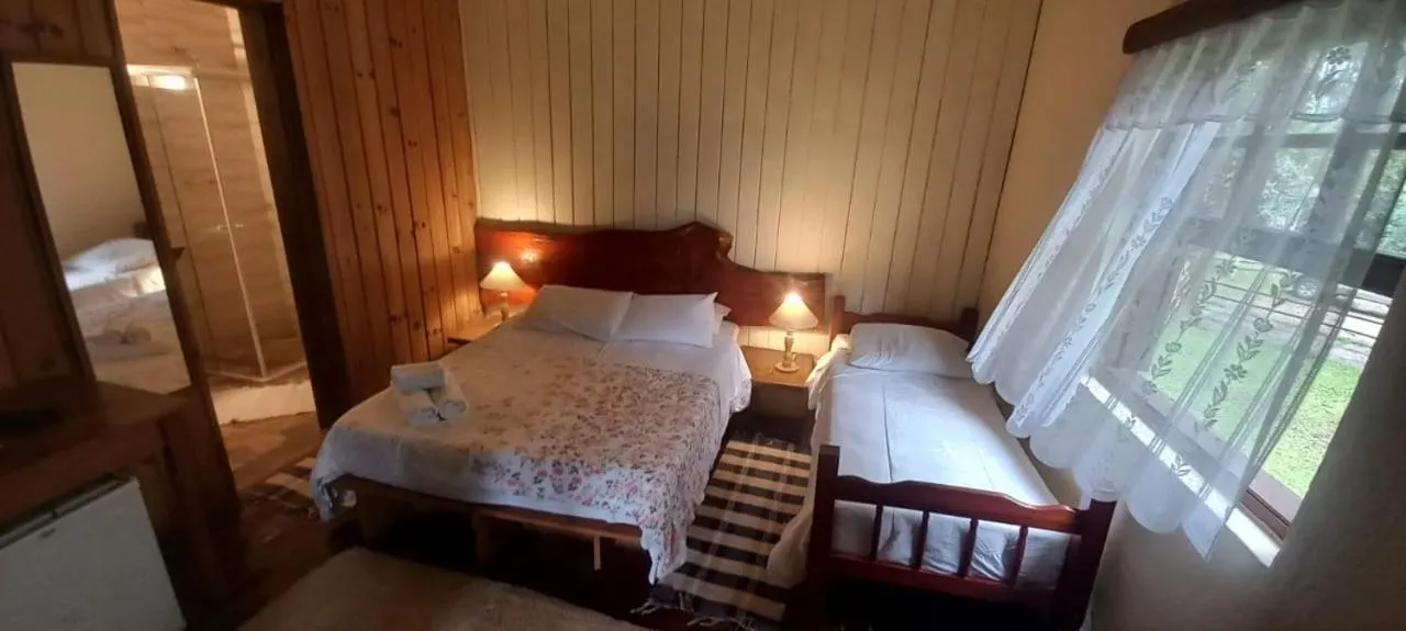 Bed in Hotel Refazenda