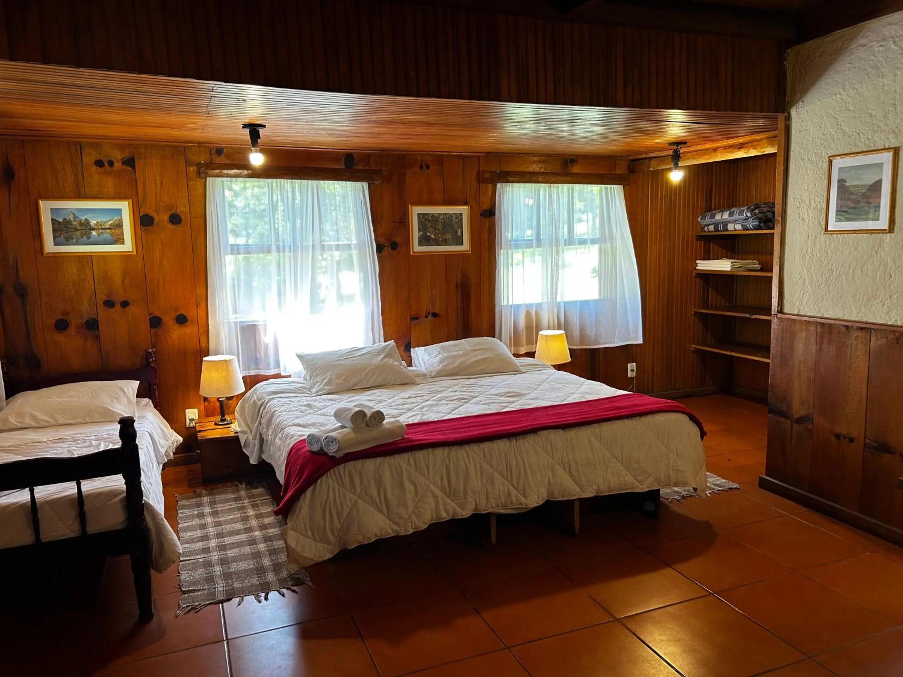Bed in Hotel Refazenda
