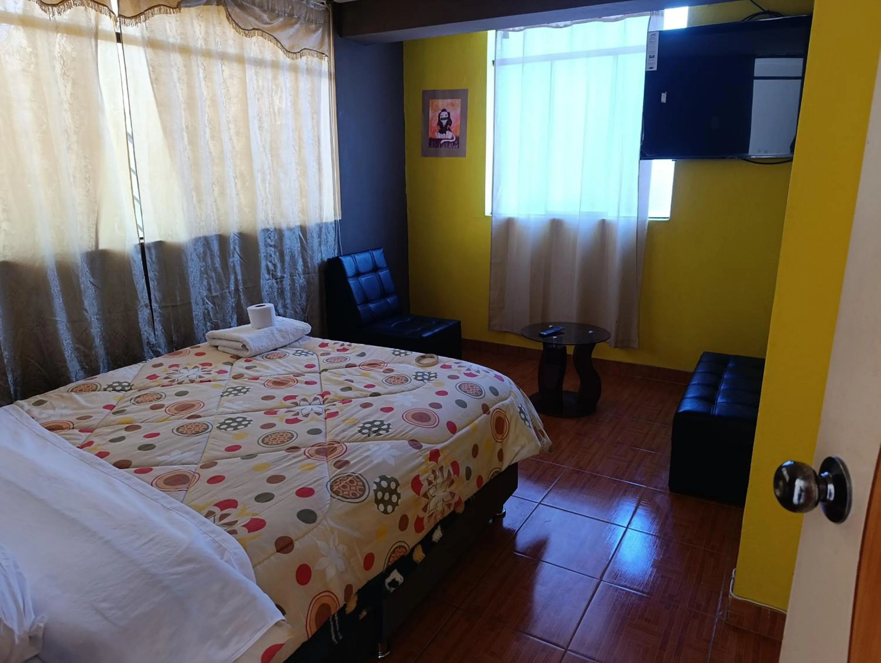 Bed in Hostal Ayllu con cochera