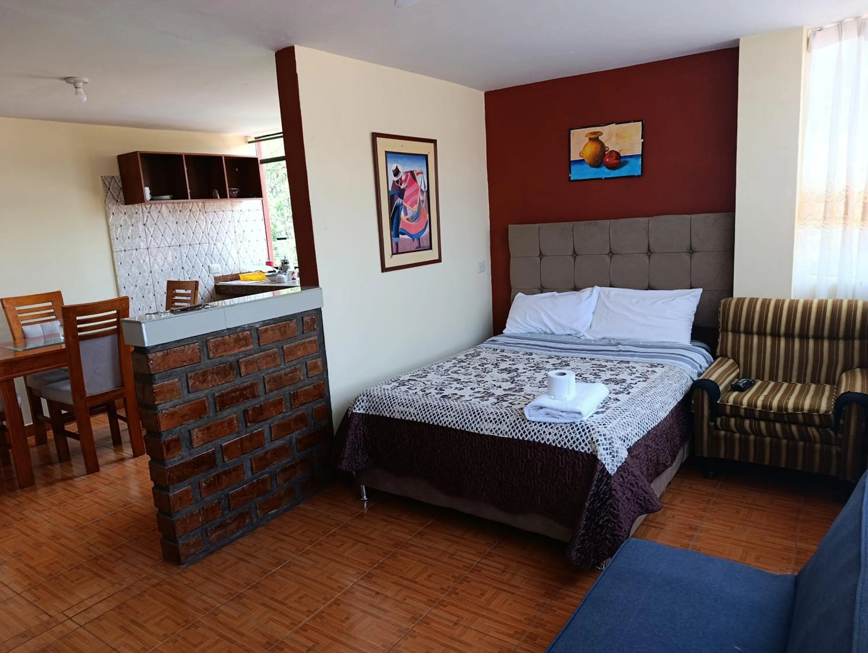 Bed in Hostal Ayllu con cochera