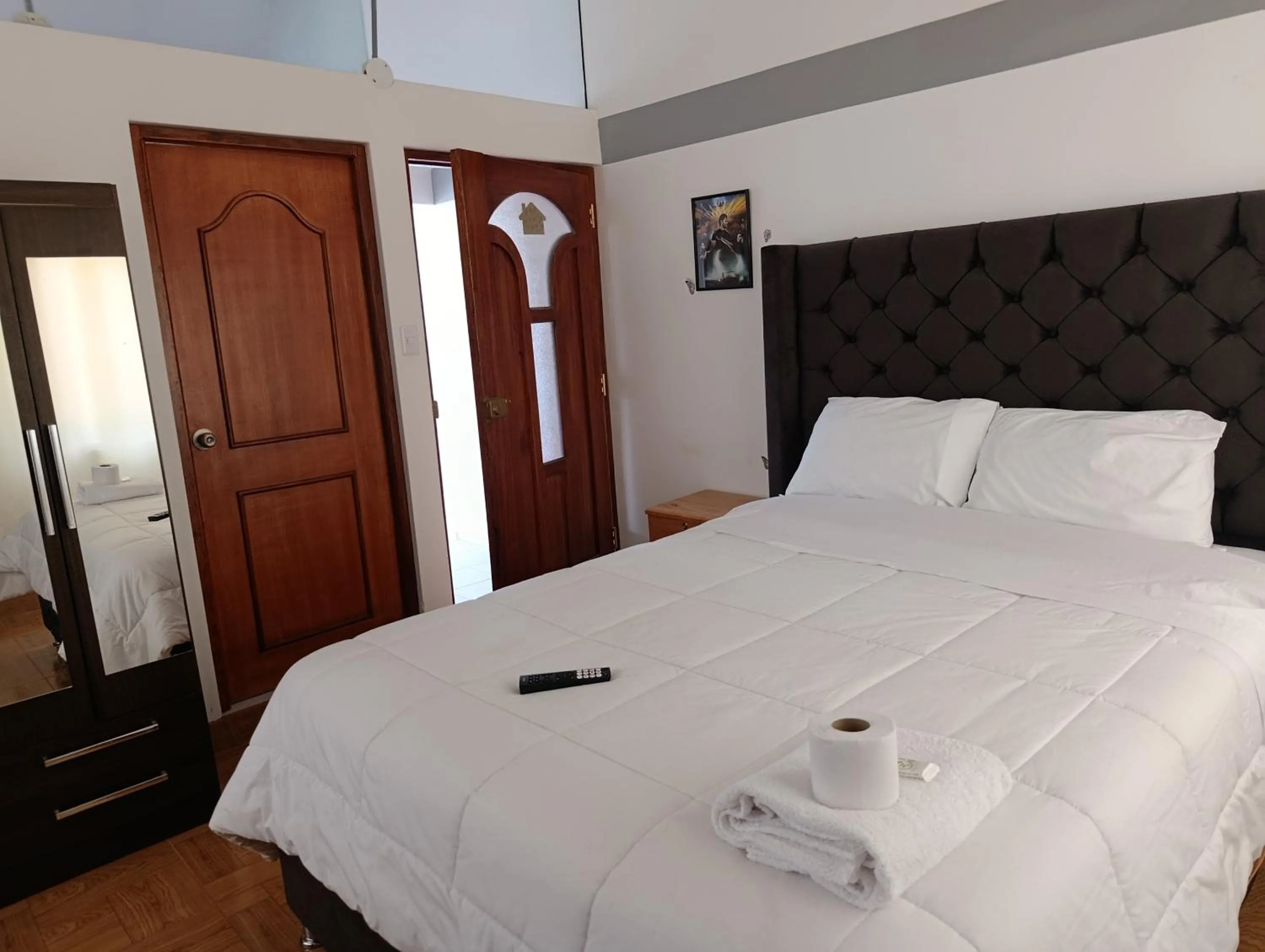 Bed in Hostal Ayllu con cochera