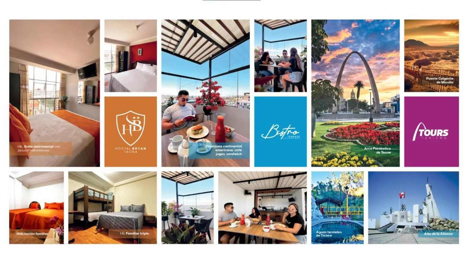 Logo/Certificate/Sign in Hostal Bryan