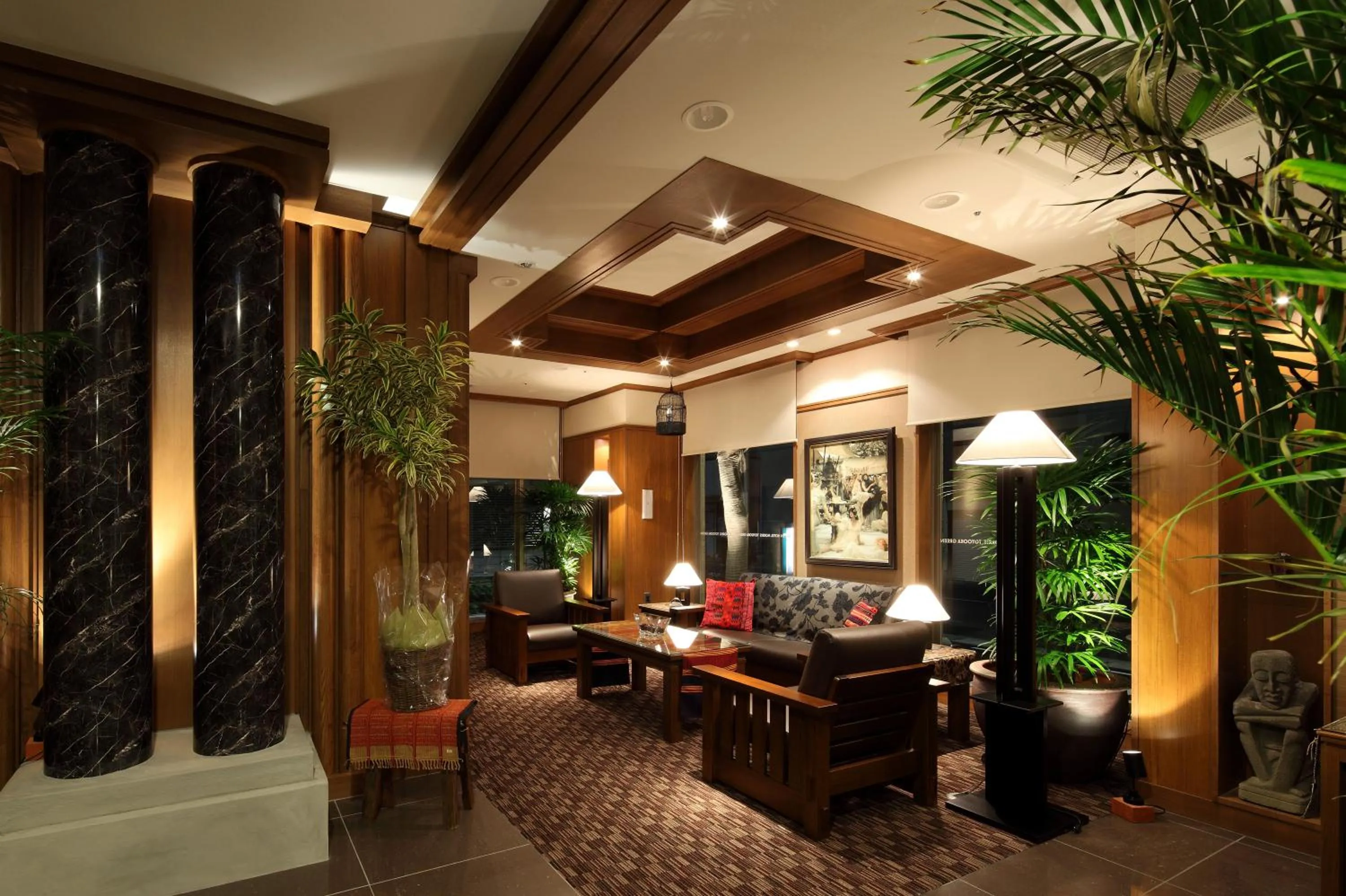 Living room in Toyooka Green Hotel Morris