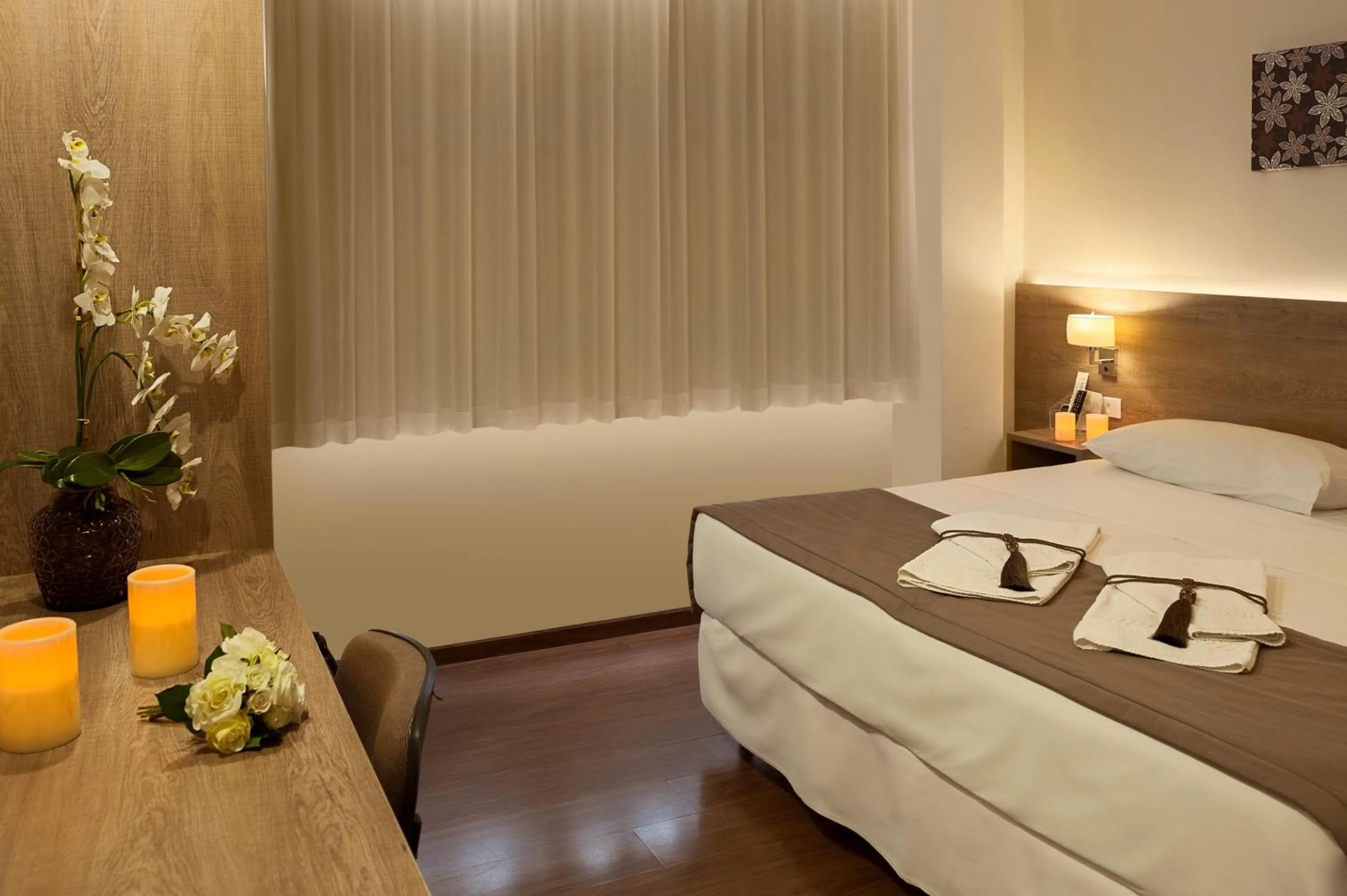 Bed in Tryp by Wyndham Varginha Cafe Royal