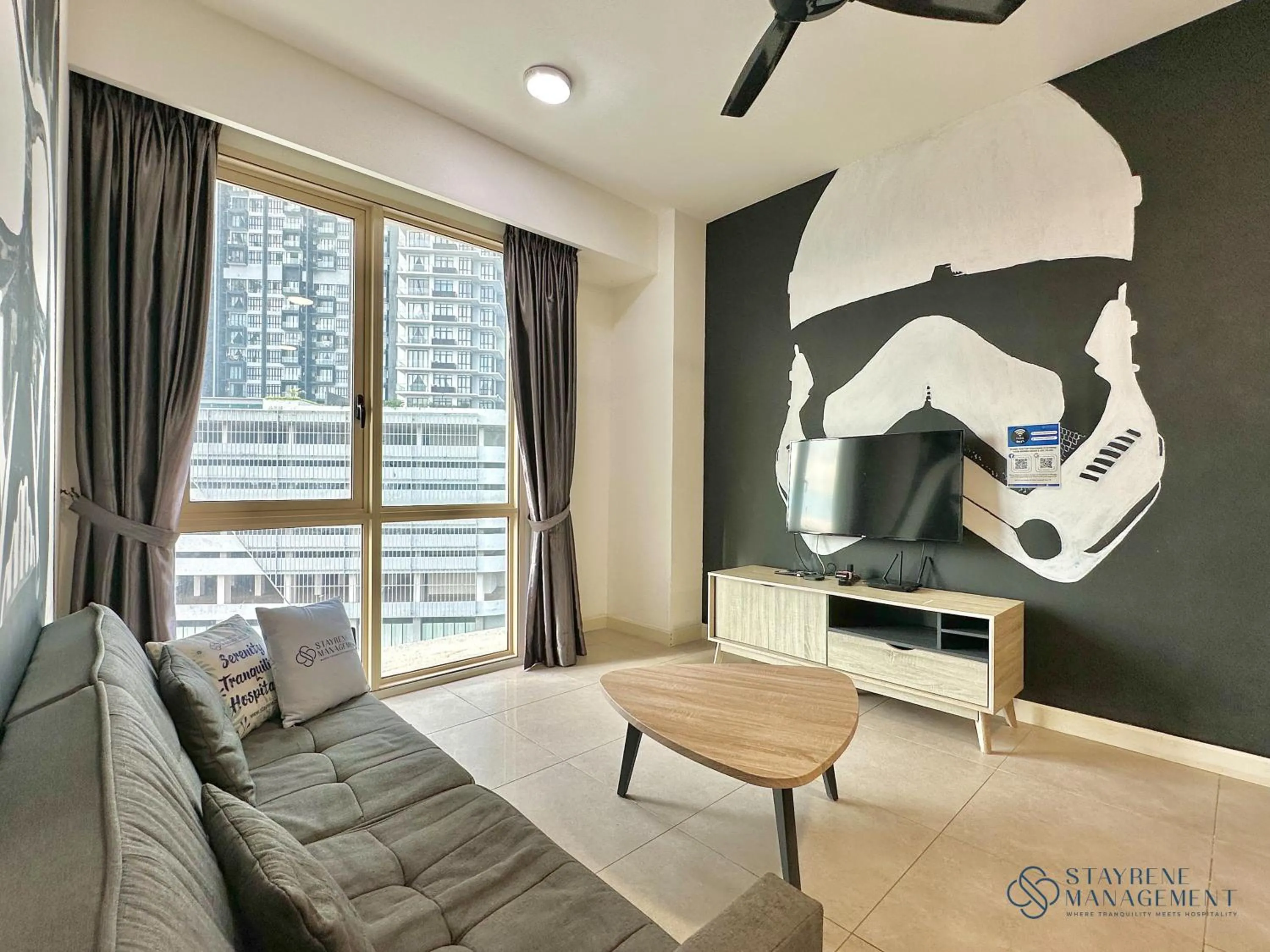 Two-Bedroom Deluxe Apartment in Afiniti Residences Medini by Stayrene