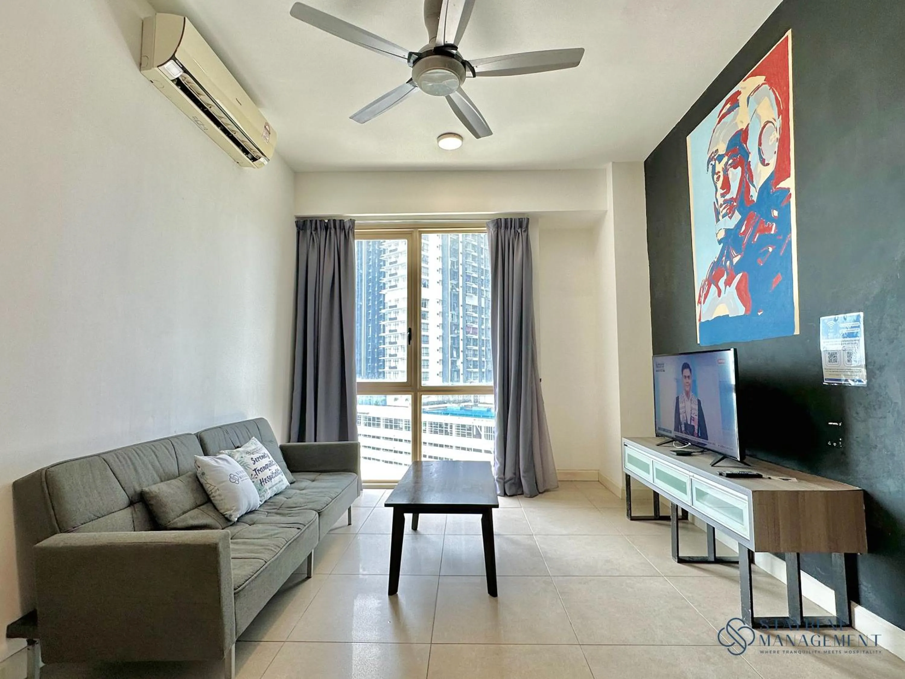 Two-Bedroom Superior Apartment in Afiniti Residences Medini by Stayrene