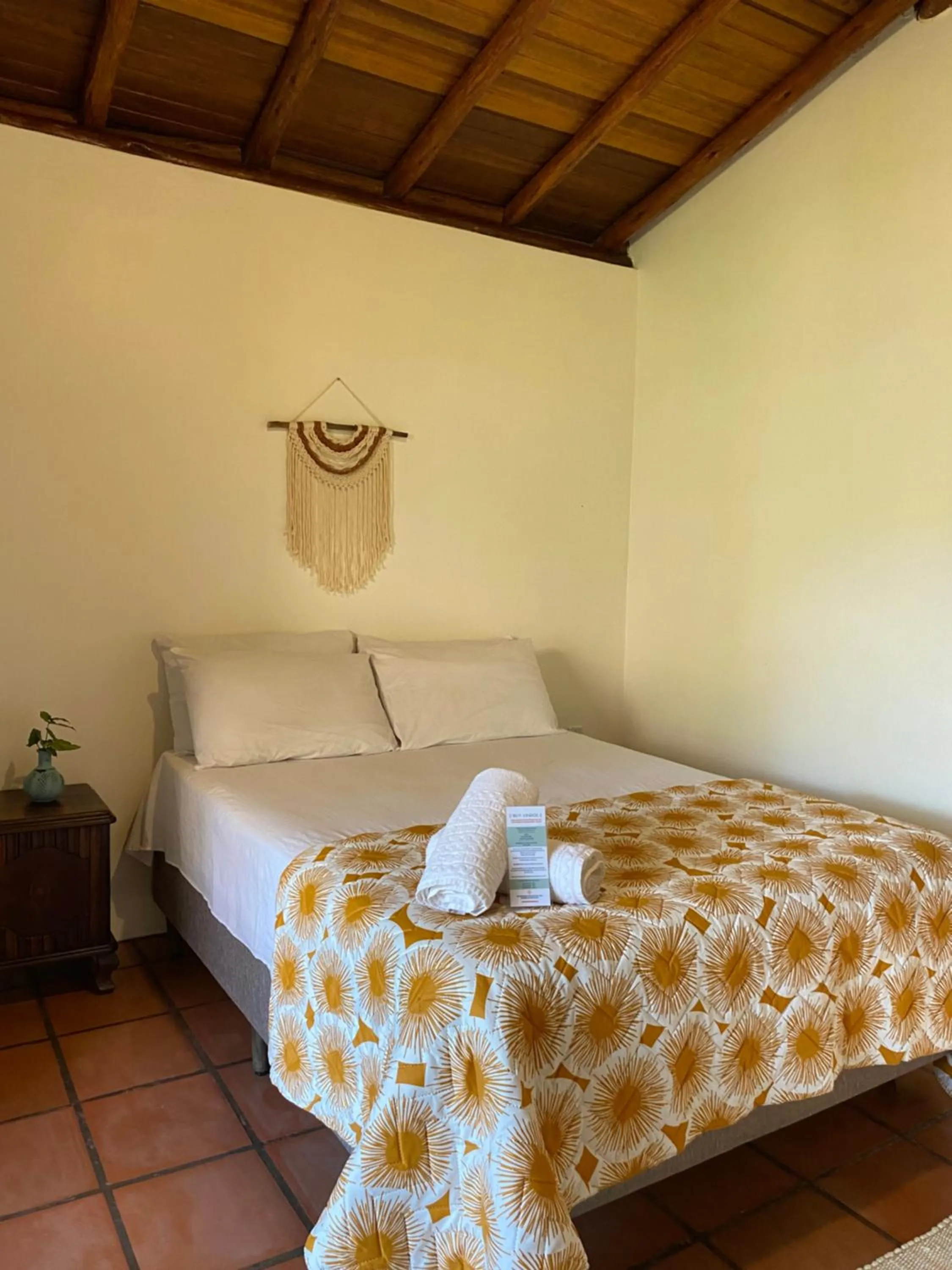 Bed in Pousada Paradise Ferrugem