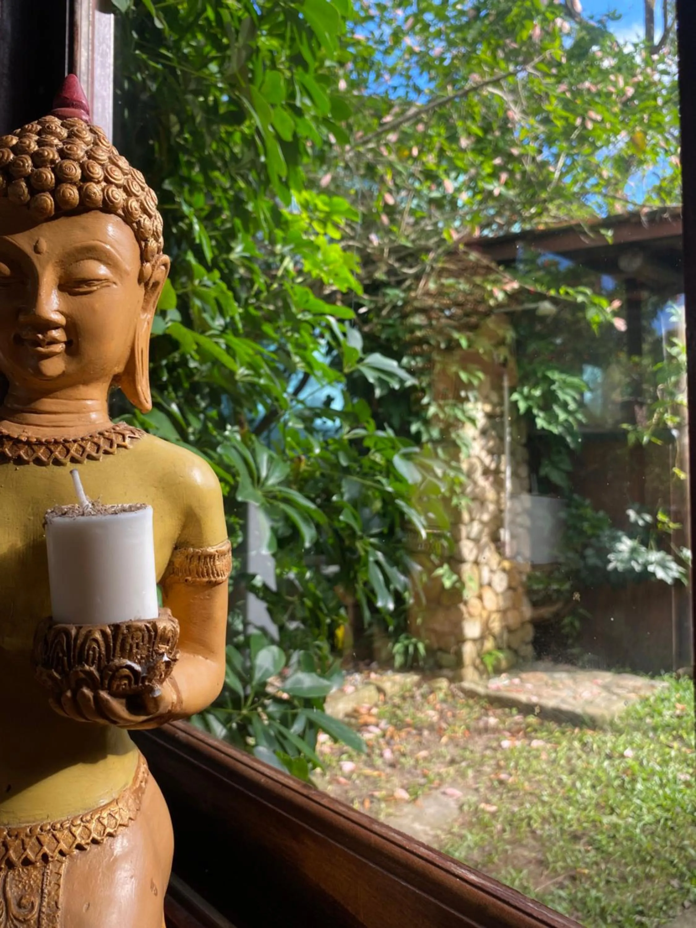 Garden view in Pousada Paradise Ferrugem