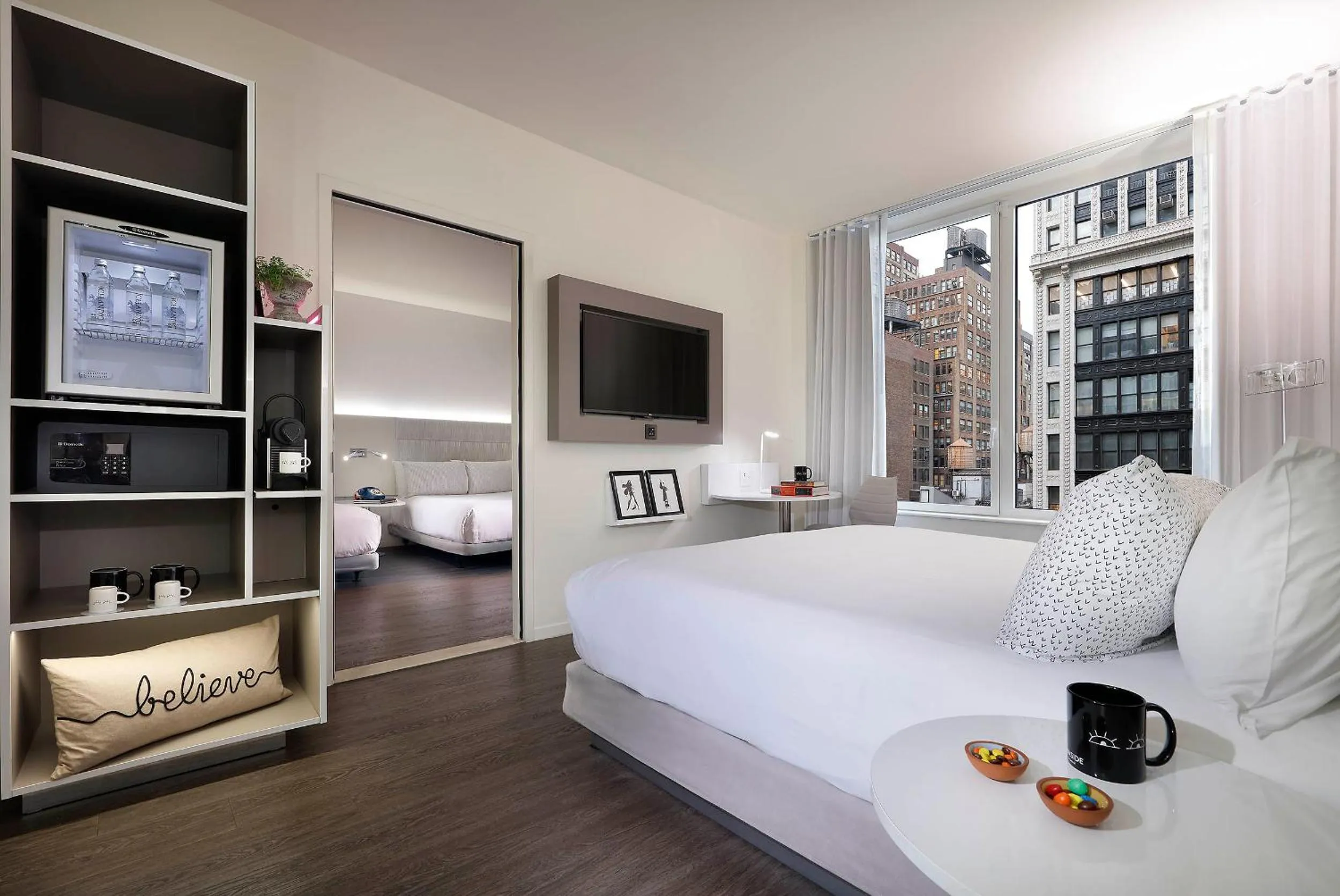 TV and multimedia, Bed in INNSiDE by Meliá New York Nomad