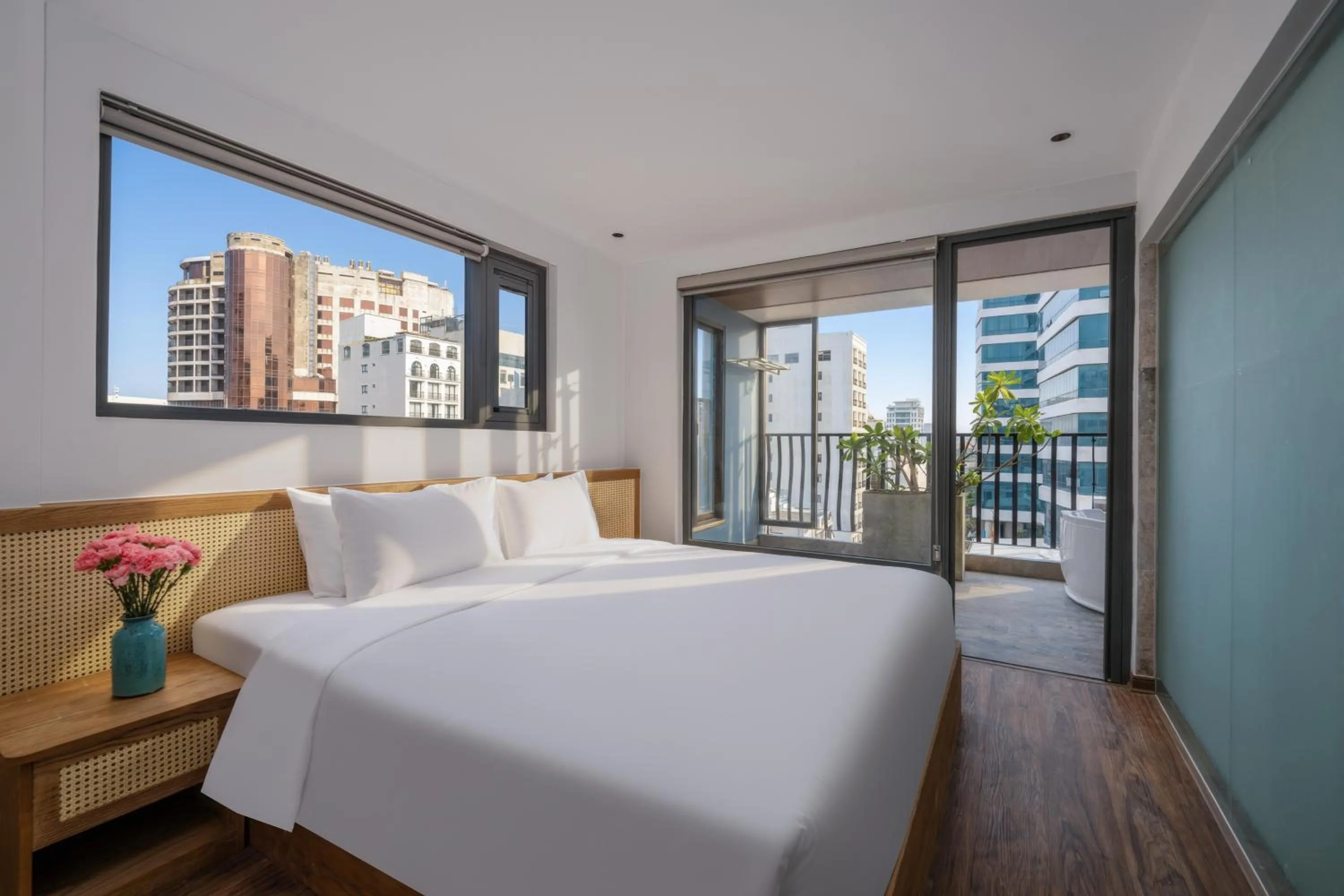 Bed in Taian Hotel & Apartment