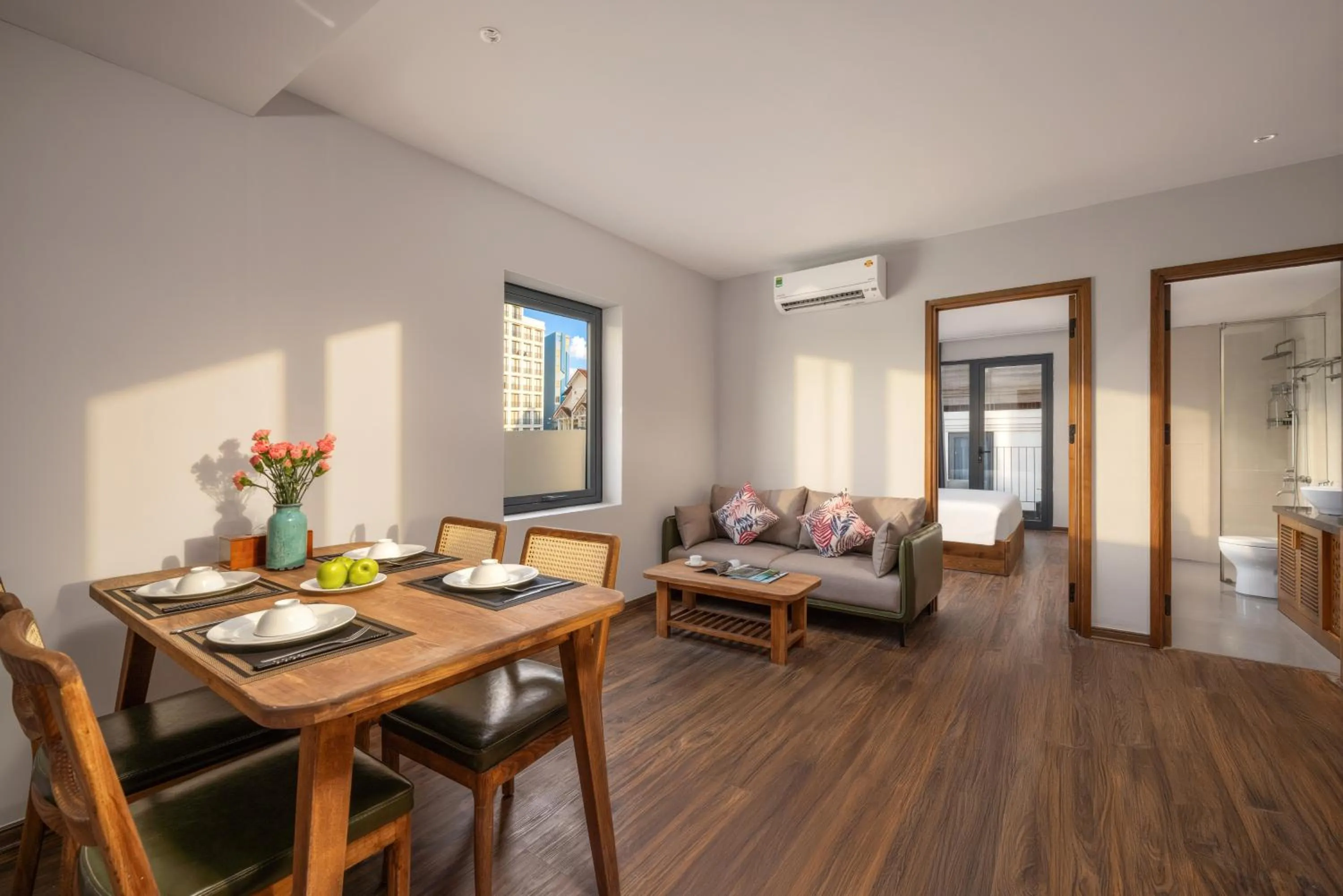 Living room in Taian Hotel & Apartment