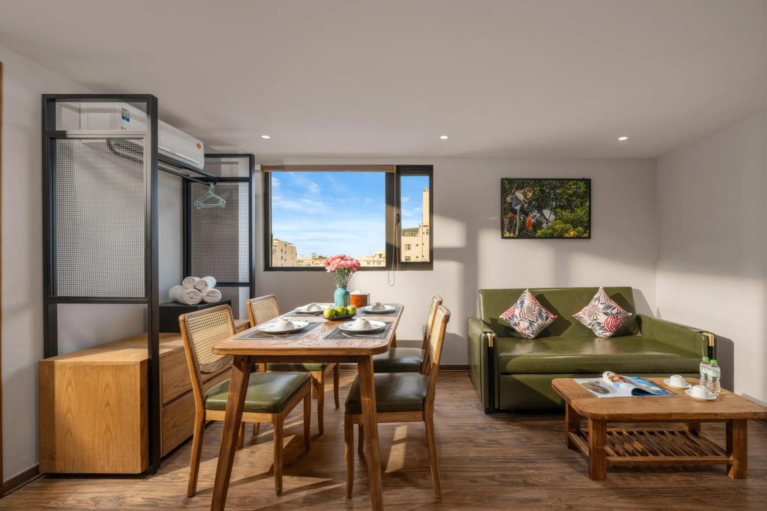 Living room in Taian Hotel & Apartment