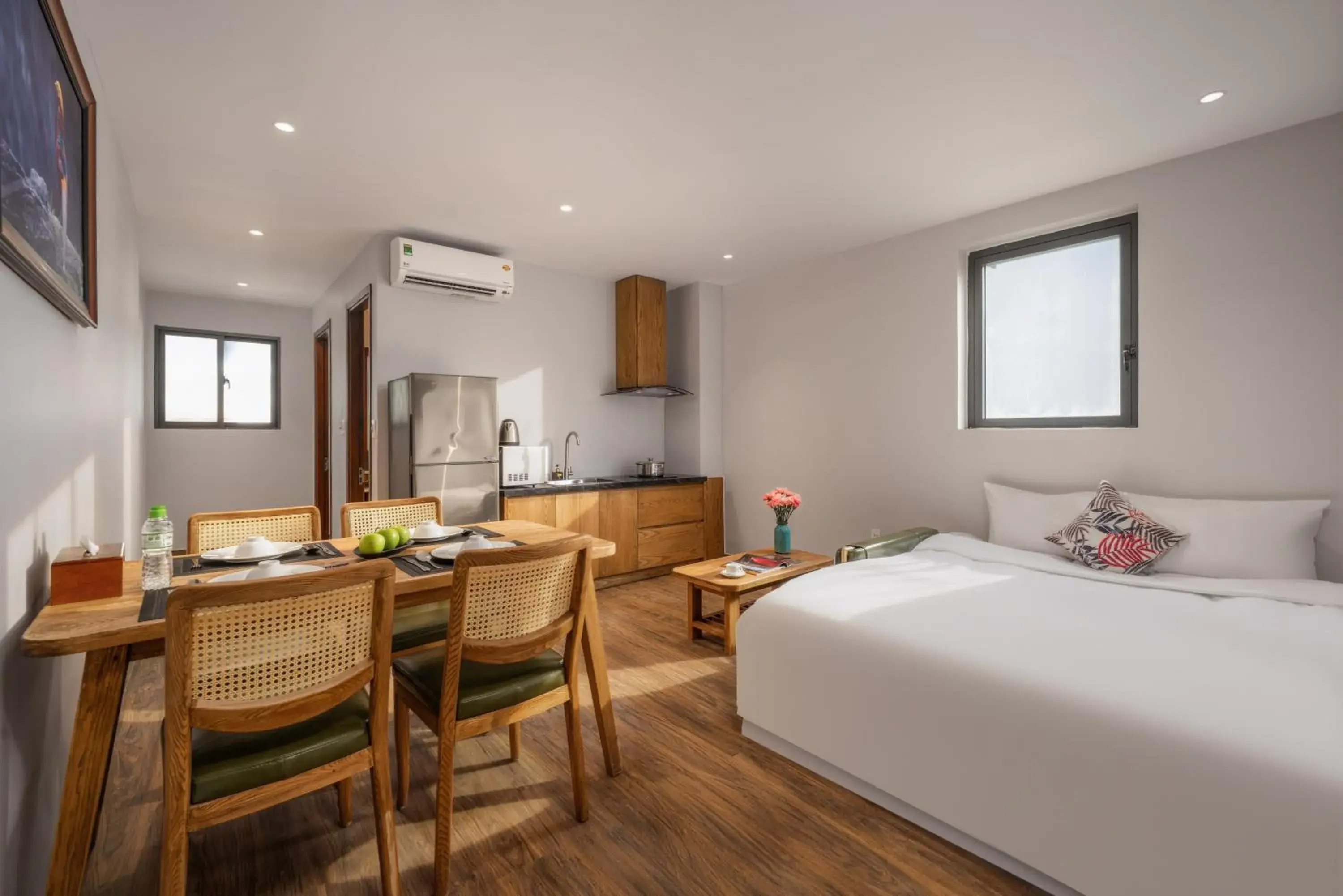 One-Bedroom Apartment with City View in Taian Hotel & Apartment One-Bedroom Apartment with City View in Taian Hotel & Apartment