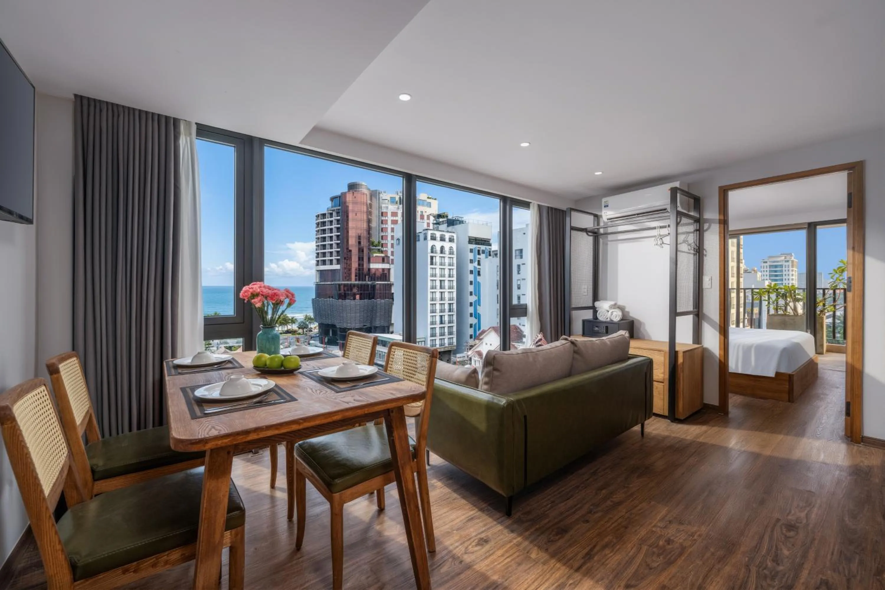 Bed in Taian Hotel & Apartment