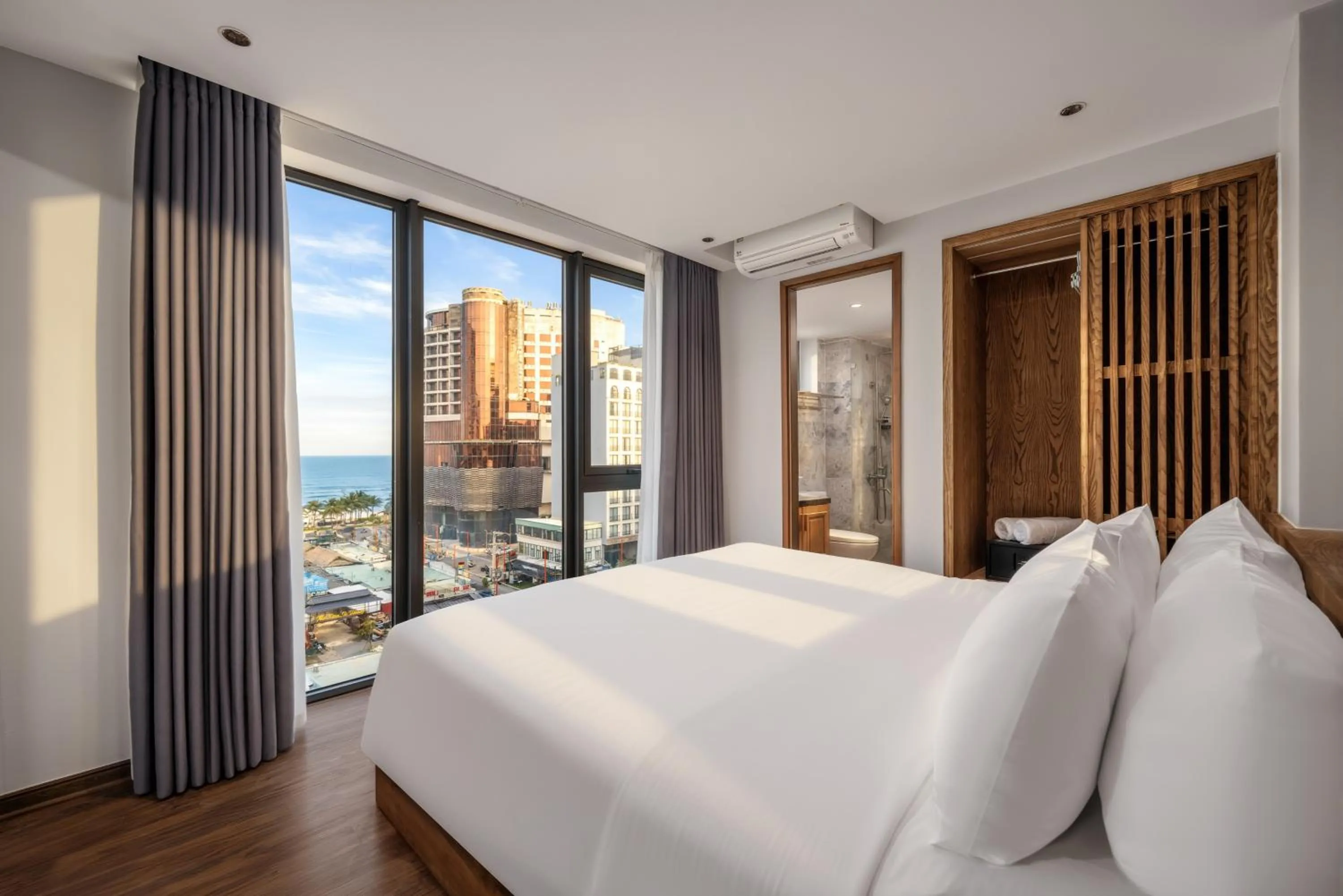 Bed in Taian Hotel & Apartment