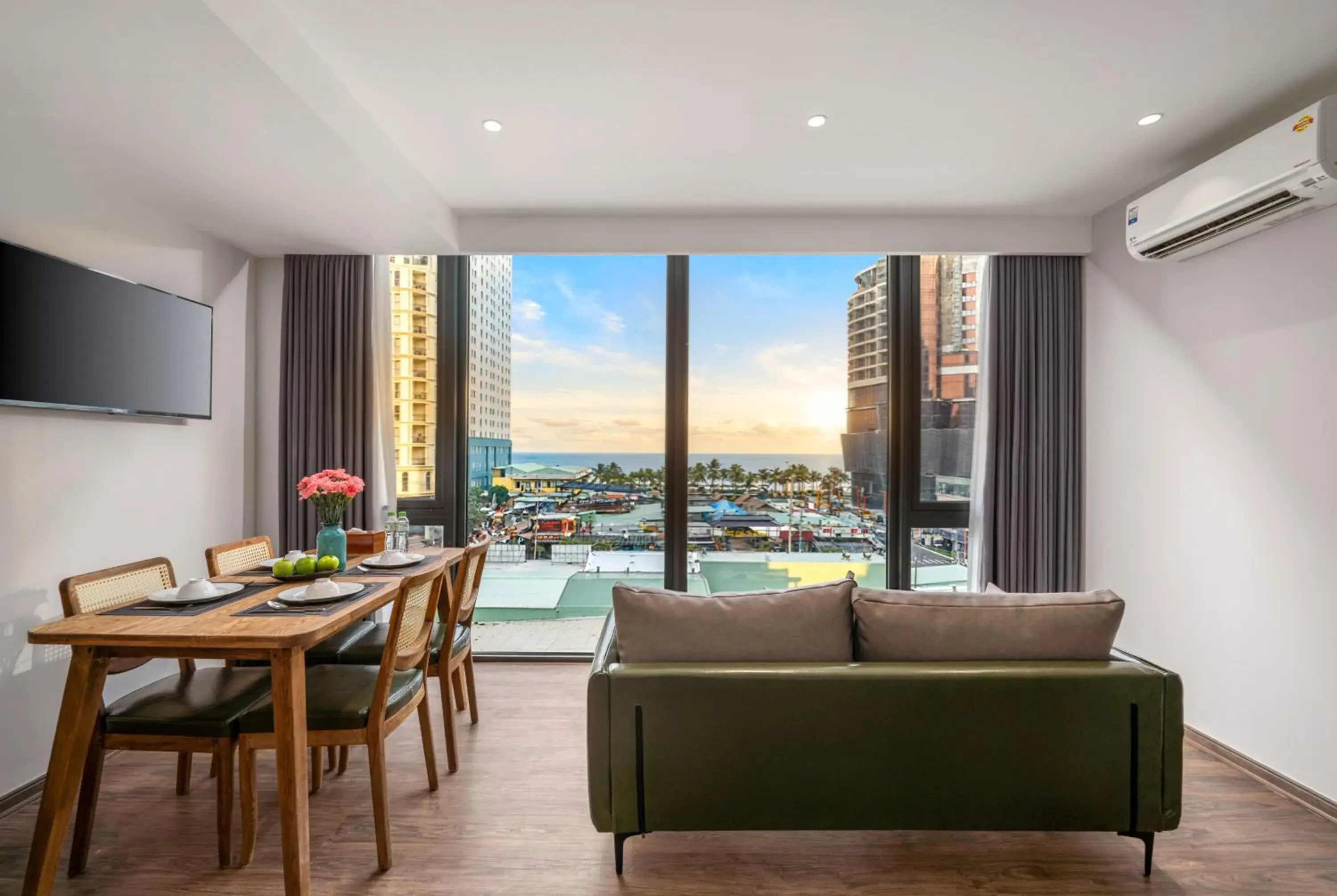 One-Bedroom Apartment with Sea View and Balcony in Taian Hotel & Apartment One-Bedroom Apartment with Sea View and Balcony in Taian Hotel & Apartment